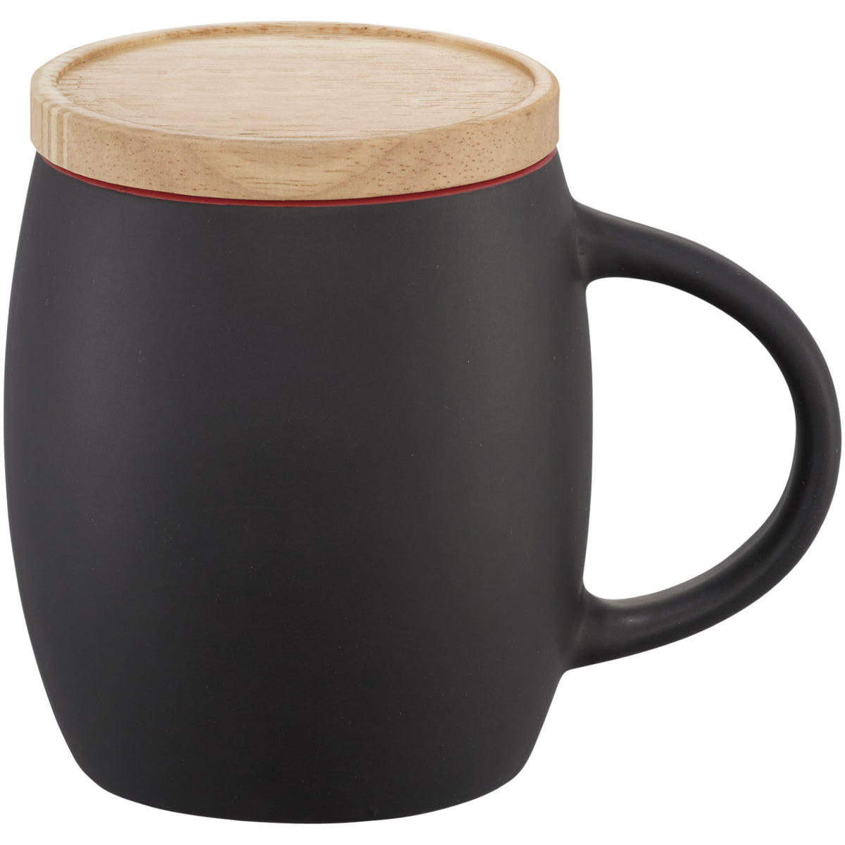 Hearth mugg med underlägg i trä