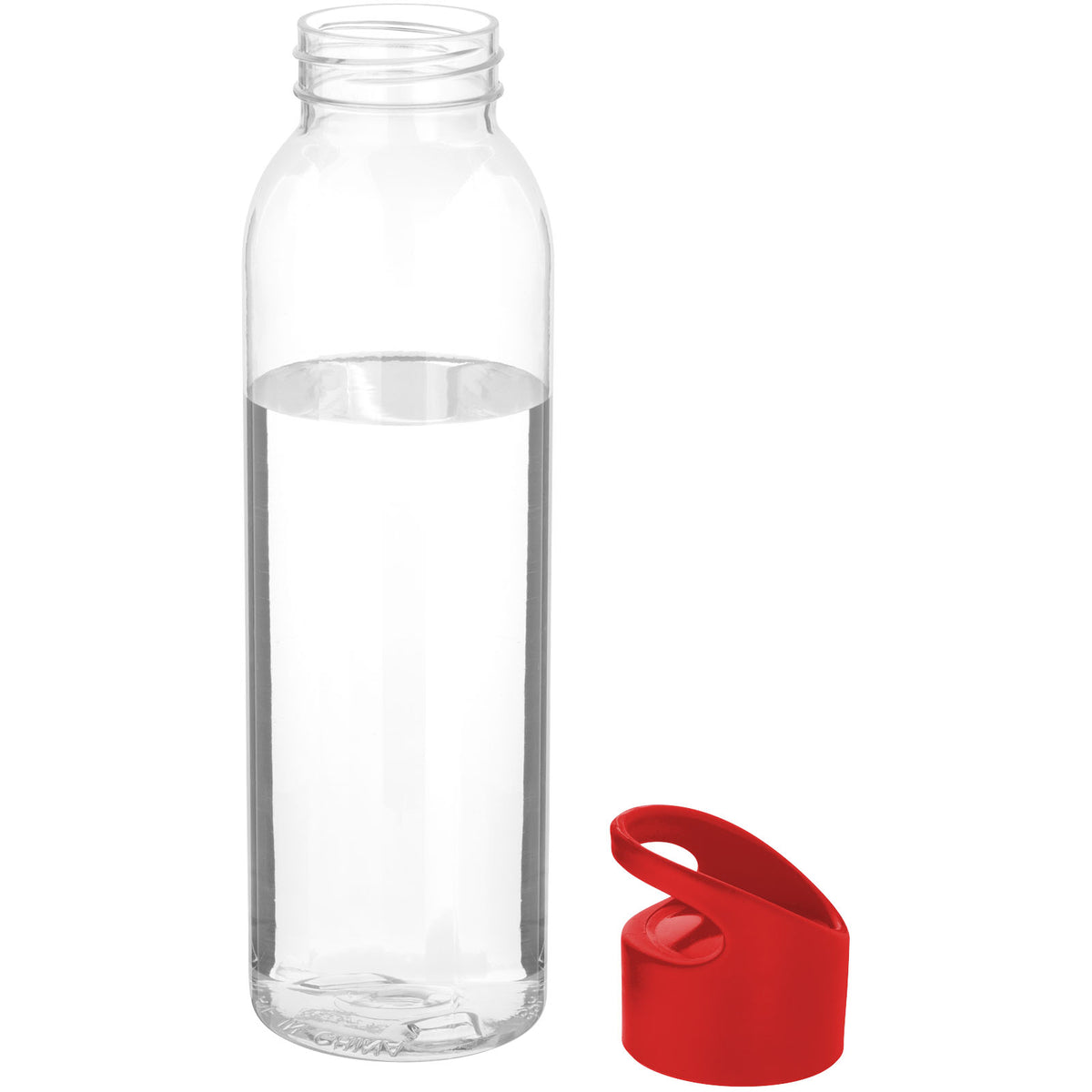 Sky flaska med transparent kropp