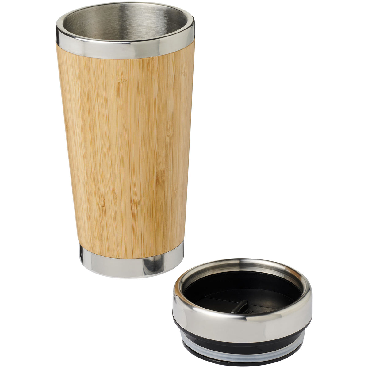 Bambus 450 ml behållare med bambu yttre