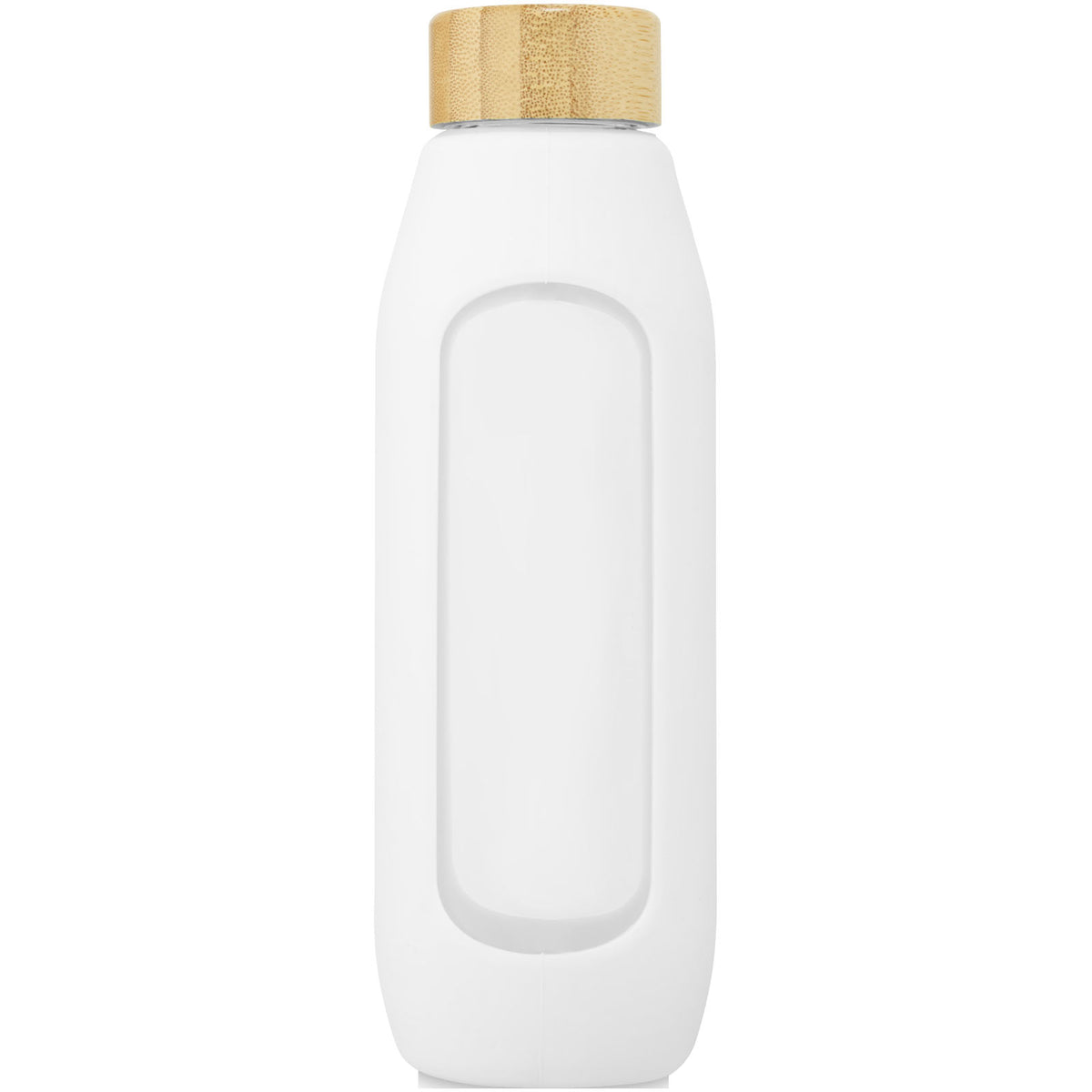 Tidan 600 ml flaska i borosilikatglas med silikongrepp