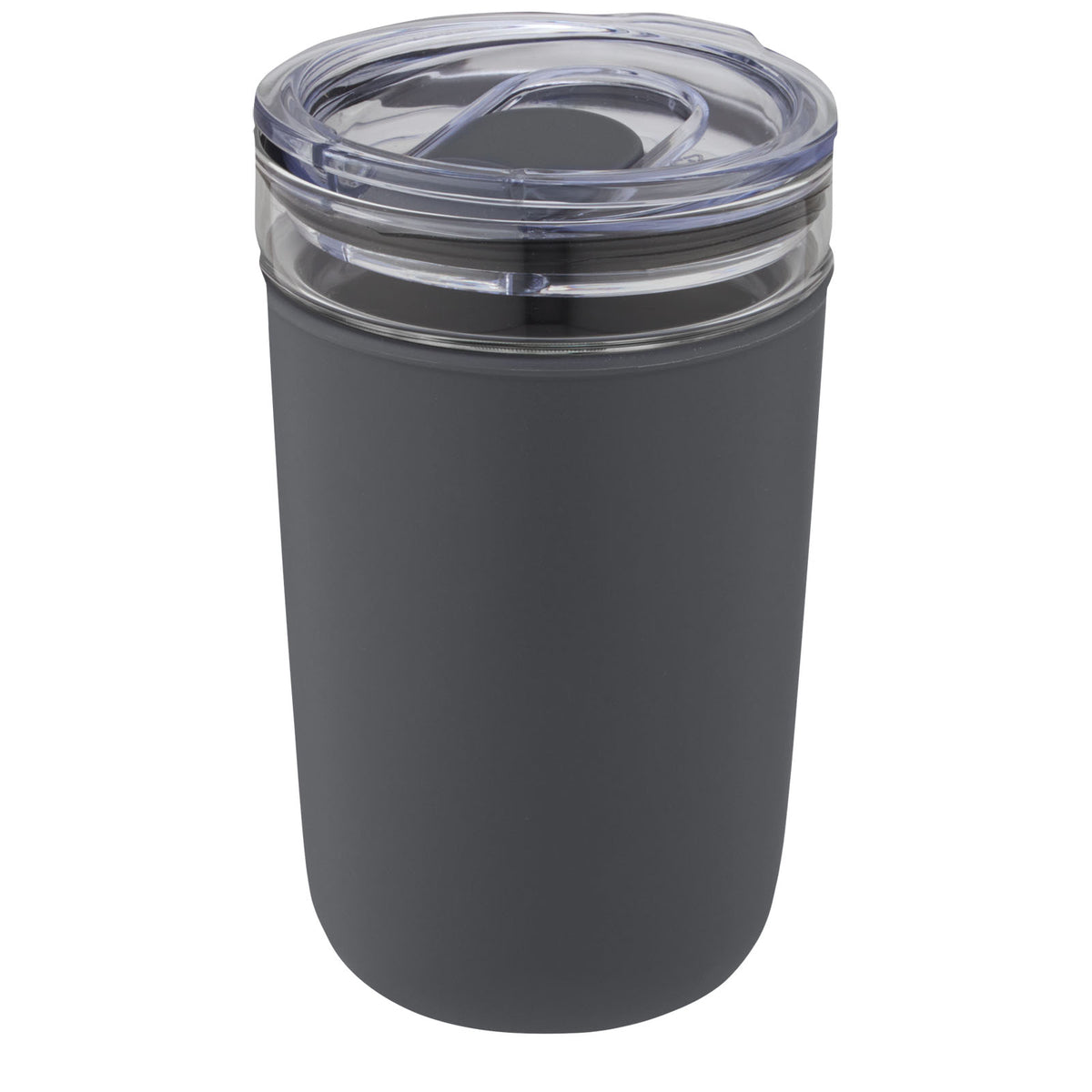 Bello 420 ml glastermos med en yttervägg av återvunnen plast