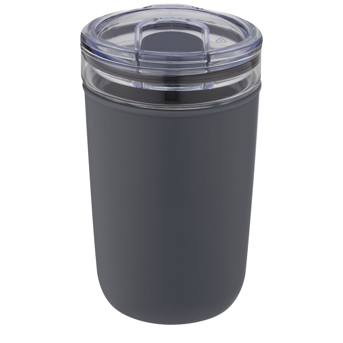 Bello 420 ml glastermos med en yttervägg av återvunnen plast