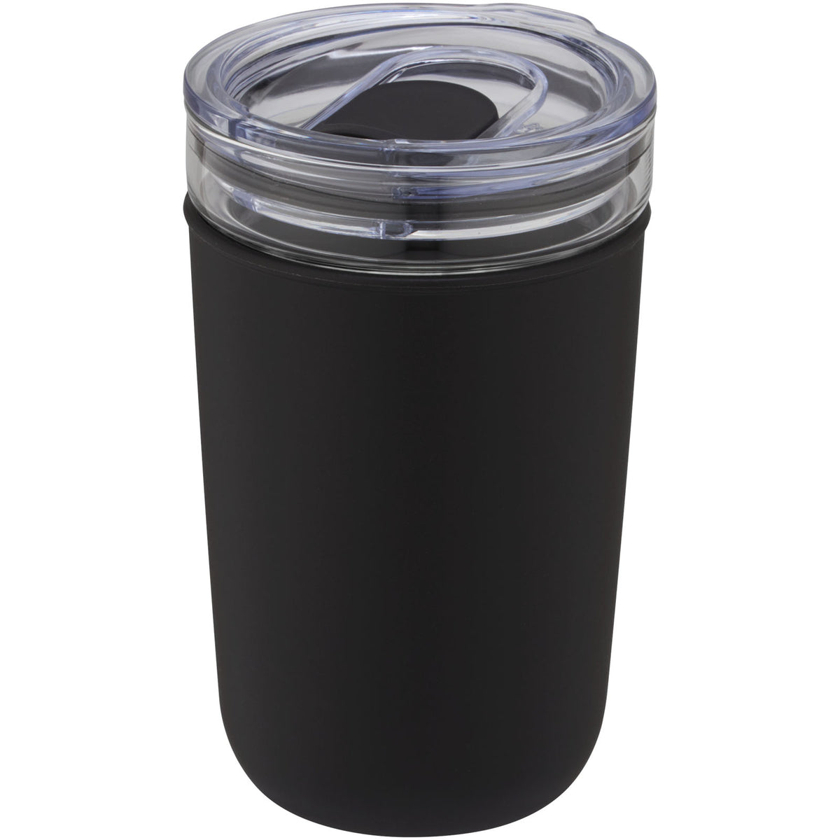 Bello 420 ml glastermos med en yttervägg av återvunnen plast