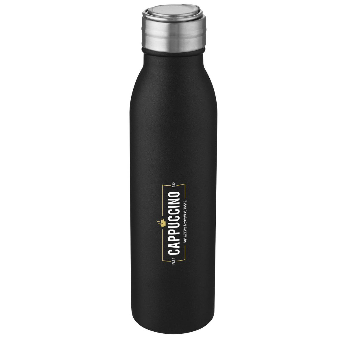 Harper 700 ml sportflaska i rostfritt stål med metalloop