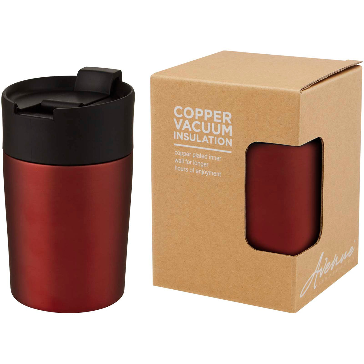 Jetta 180 ml vakuumisolerad termos i koppar