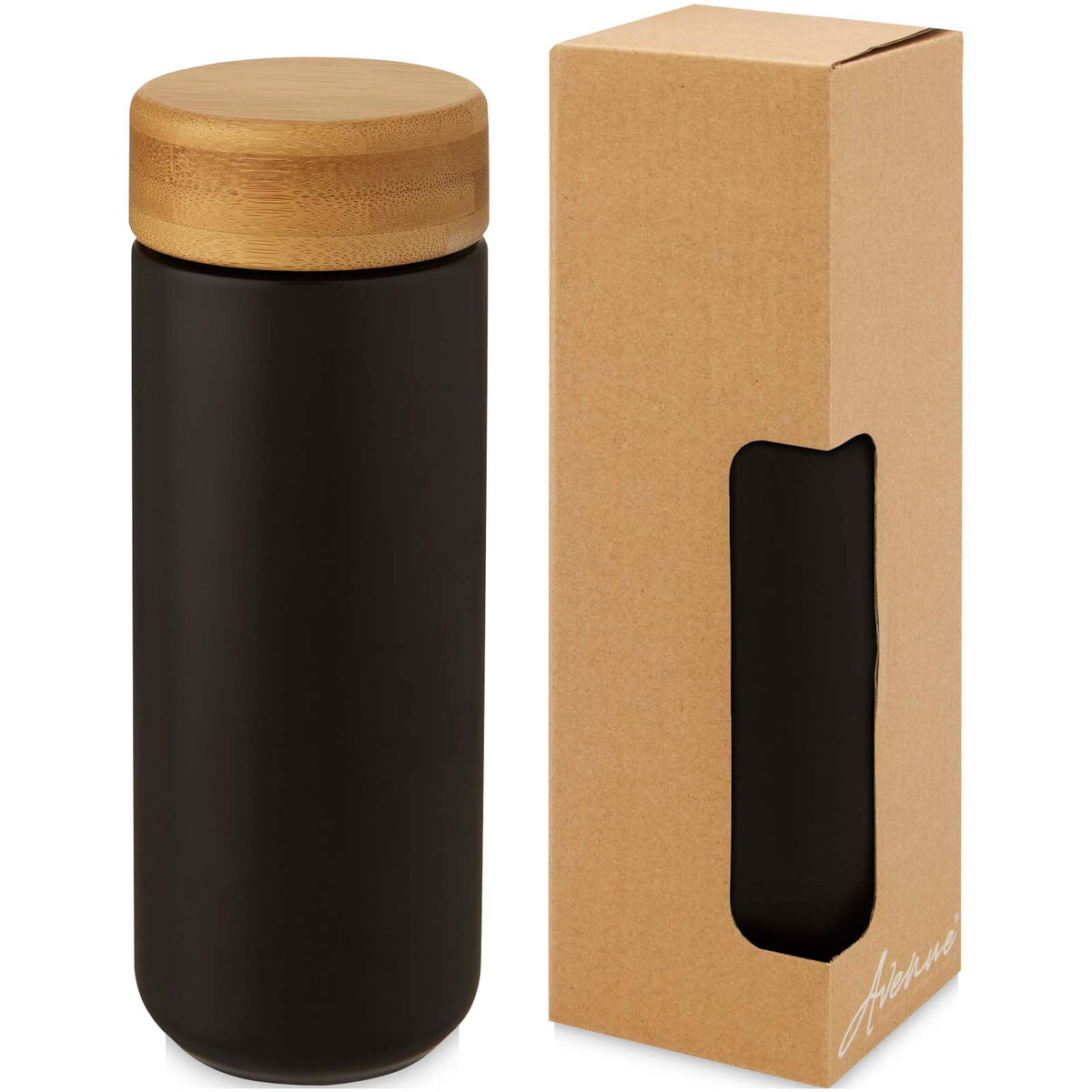 Lumi 300 ml keramisk termos med lock i bambu