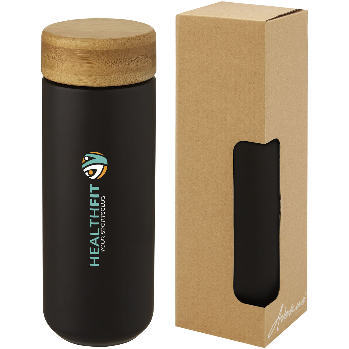 Lumi 300 ml keramisk termos med lock i bambu