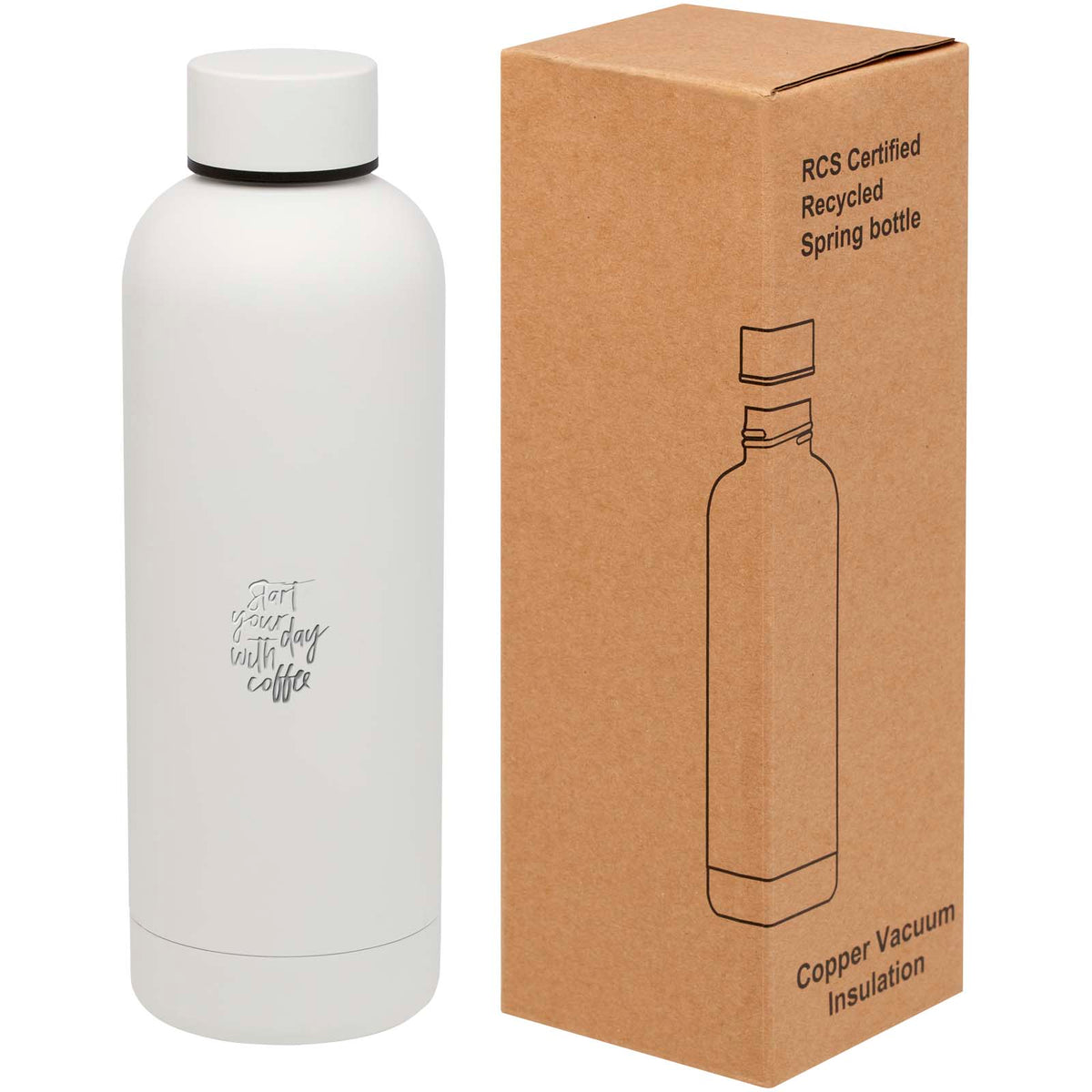 Spring RCS-certifierad vakuumisolerad flaska i koppar, 500 ml