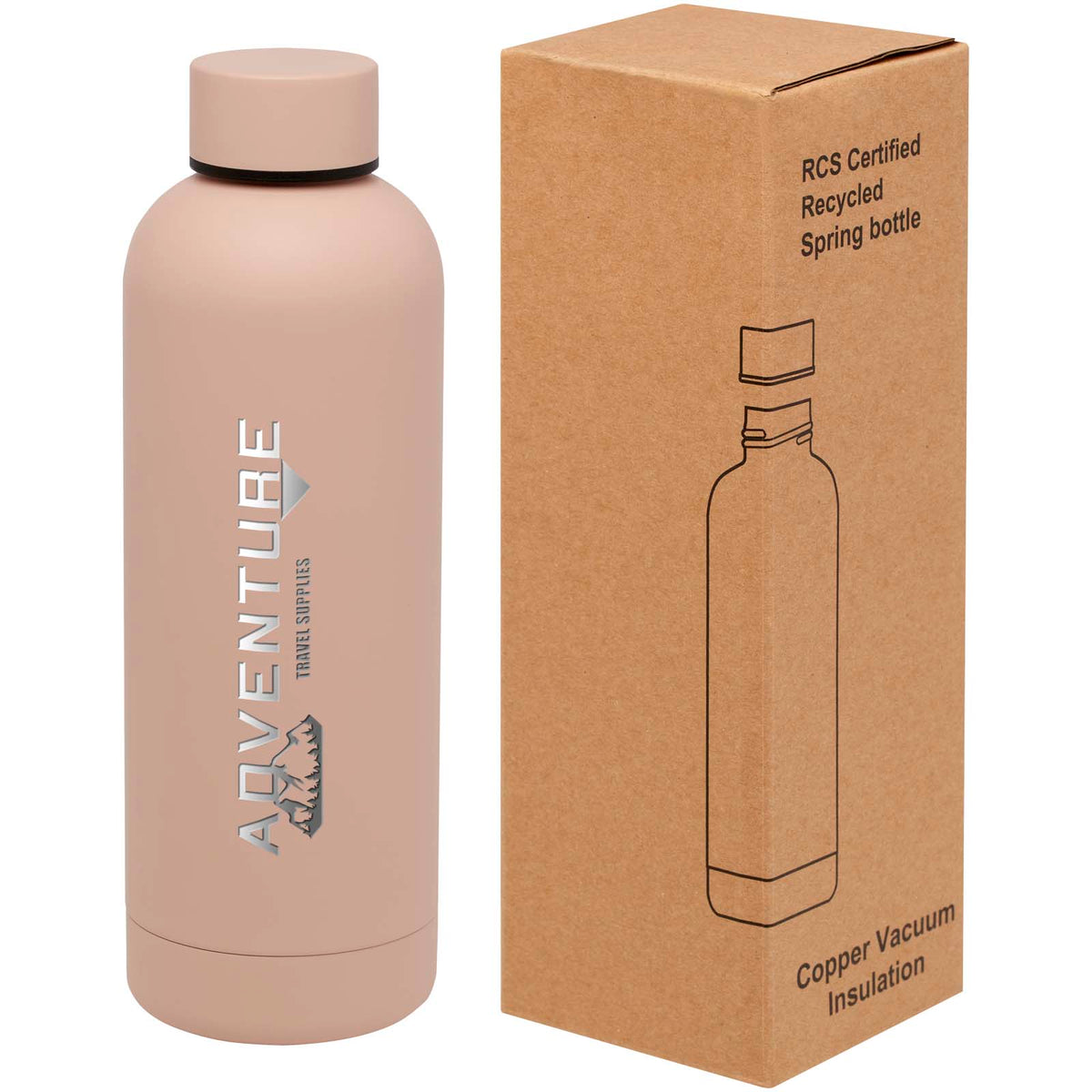 Spring RCS-certifierad vakuumisolerad flaska i koppar, 500 ml