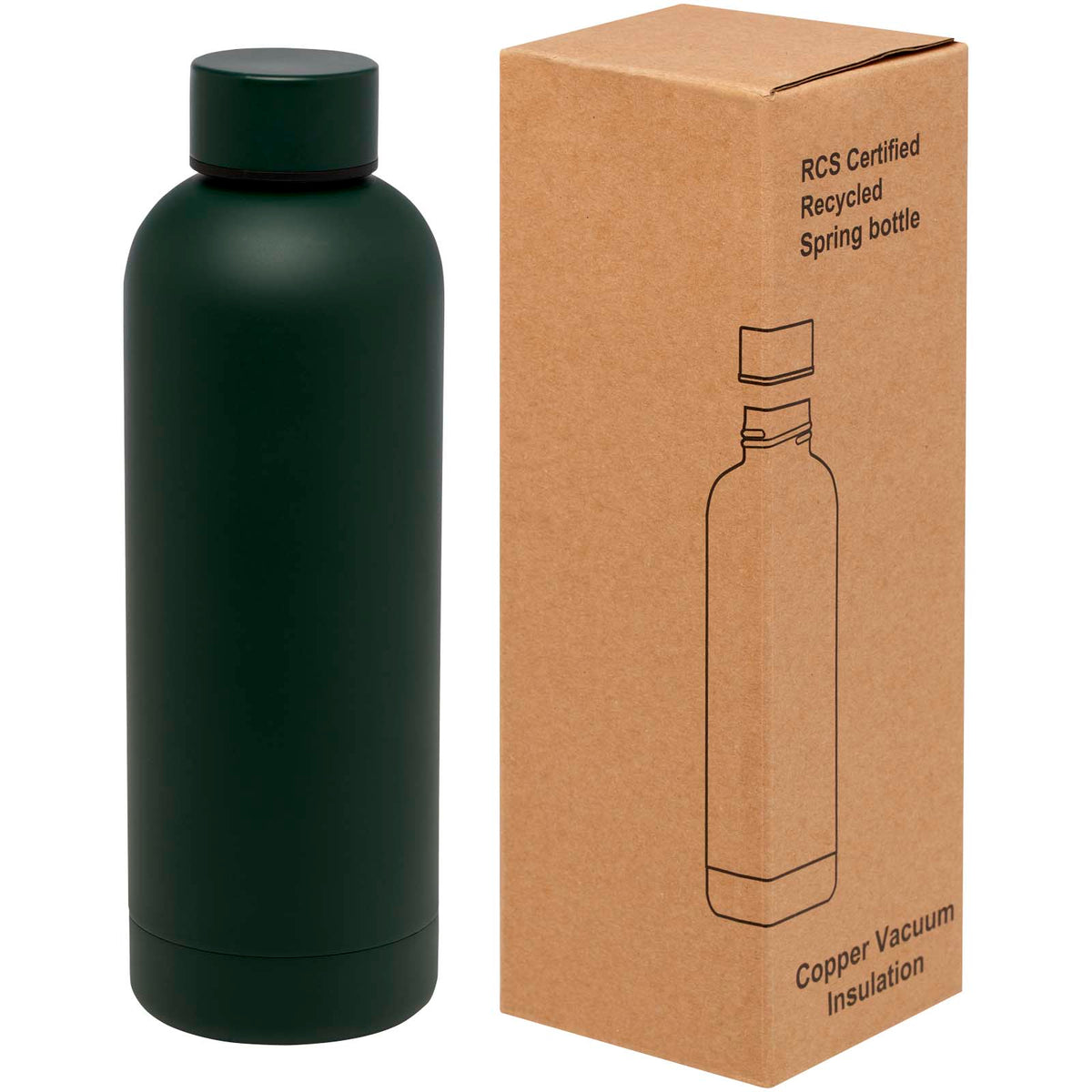 Spring RCS-certifierad vakuumisolerad flaska i koppar, 500 ml