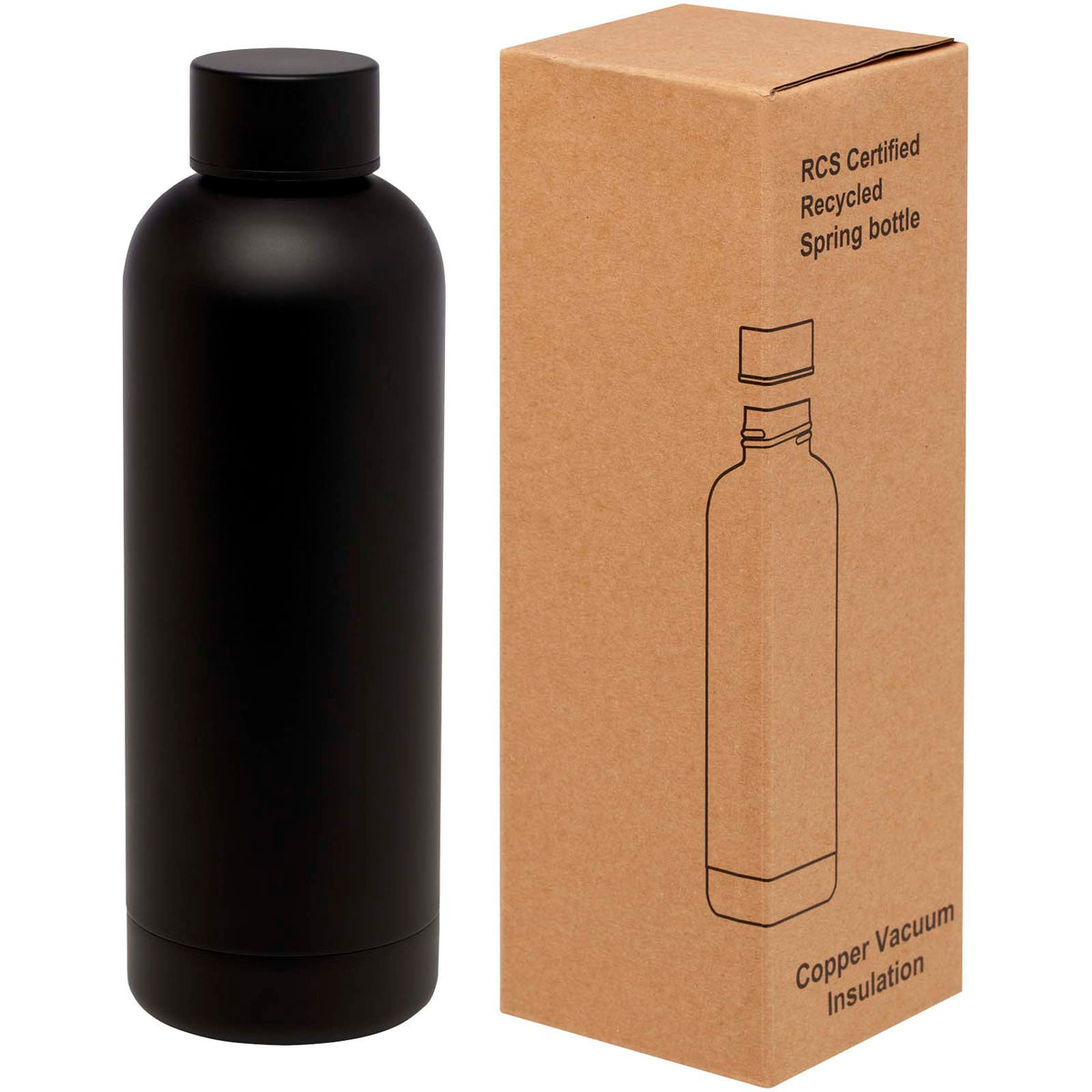 Spring RCS-certifierad vakuumisolerad flaska i koppar, 500 ml