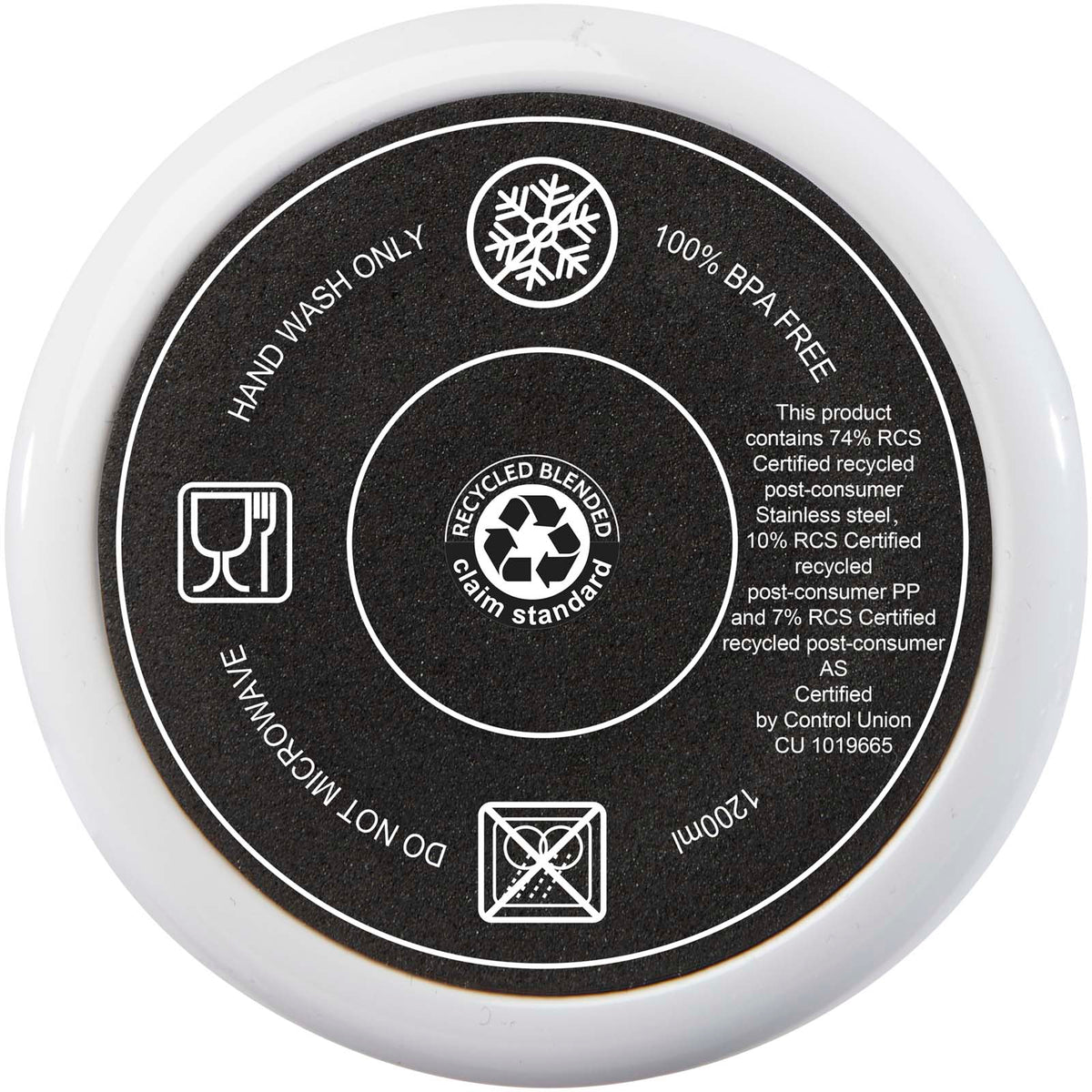 Melbourne RCS-certifierad mugg med sugrör, 1 200 ml