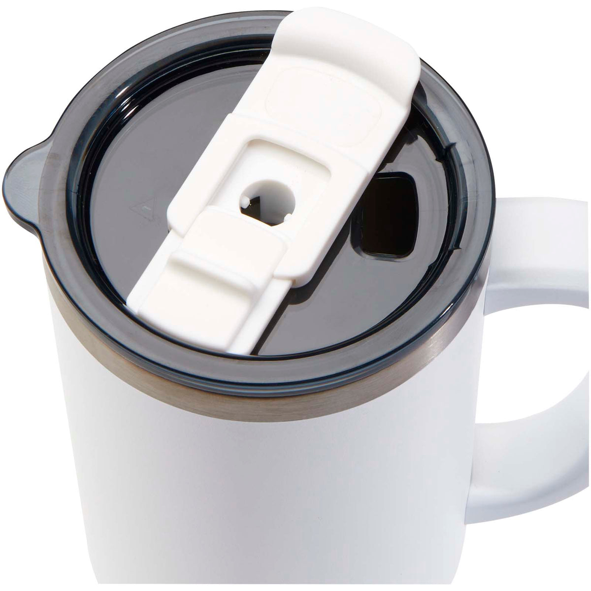 Sydney dubbelväggig RCS-certifierad vakuumisolerad kopparmugg med sugrör, 1 200 ml