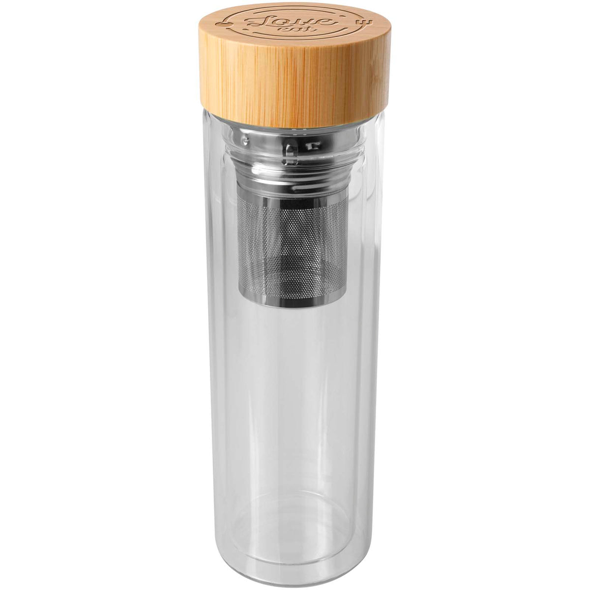 Bailey infusionsflaska i borsilikatglas med bambulock, 400 ml