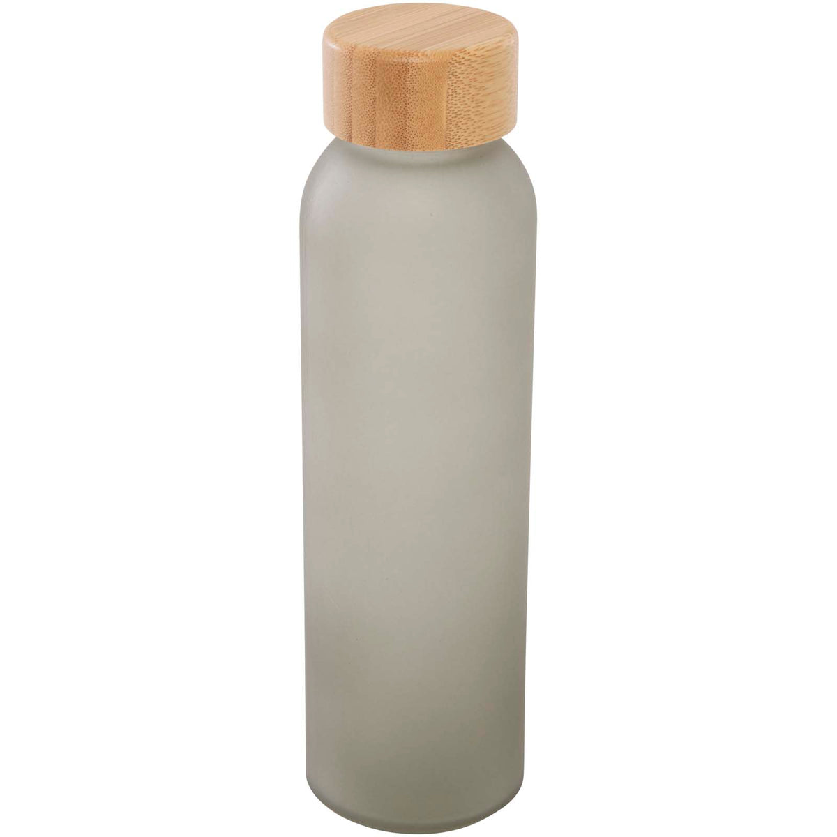 Lume 500 ml matt glasflaska av silikatglas med bambulock