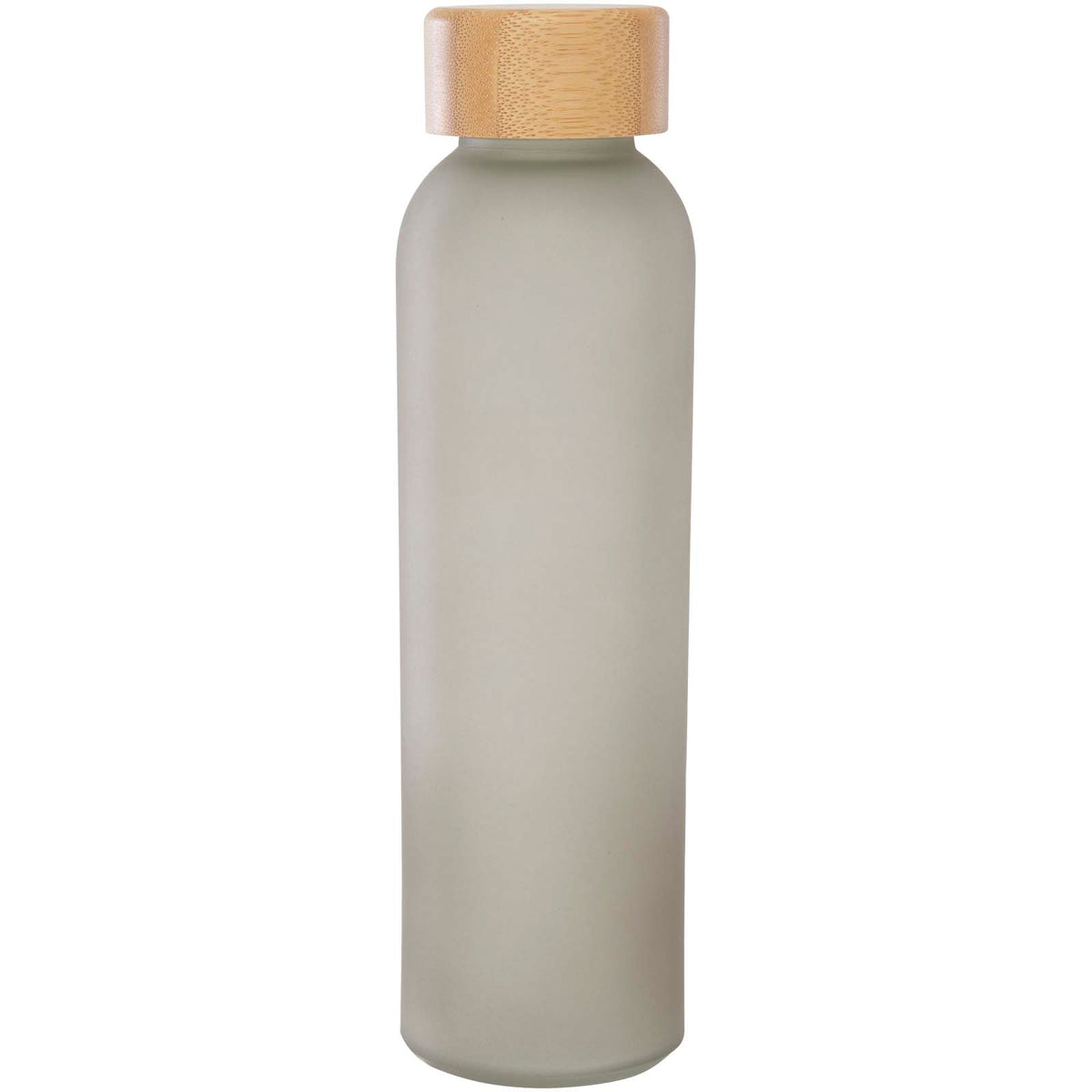 Lume 500 ml matt glasflaska av silikatglas med bambulock