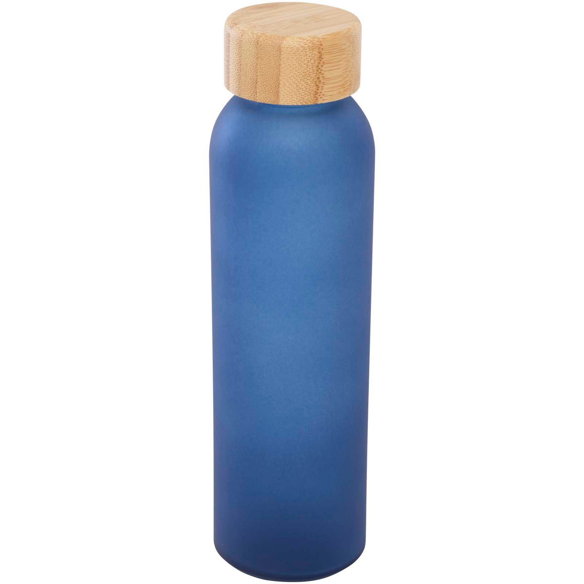 Lume 500 ml matt glasflaska av silikatglas med bambulock