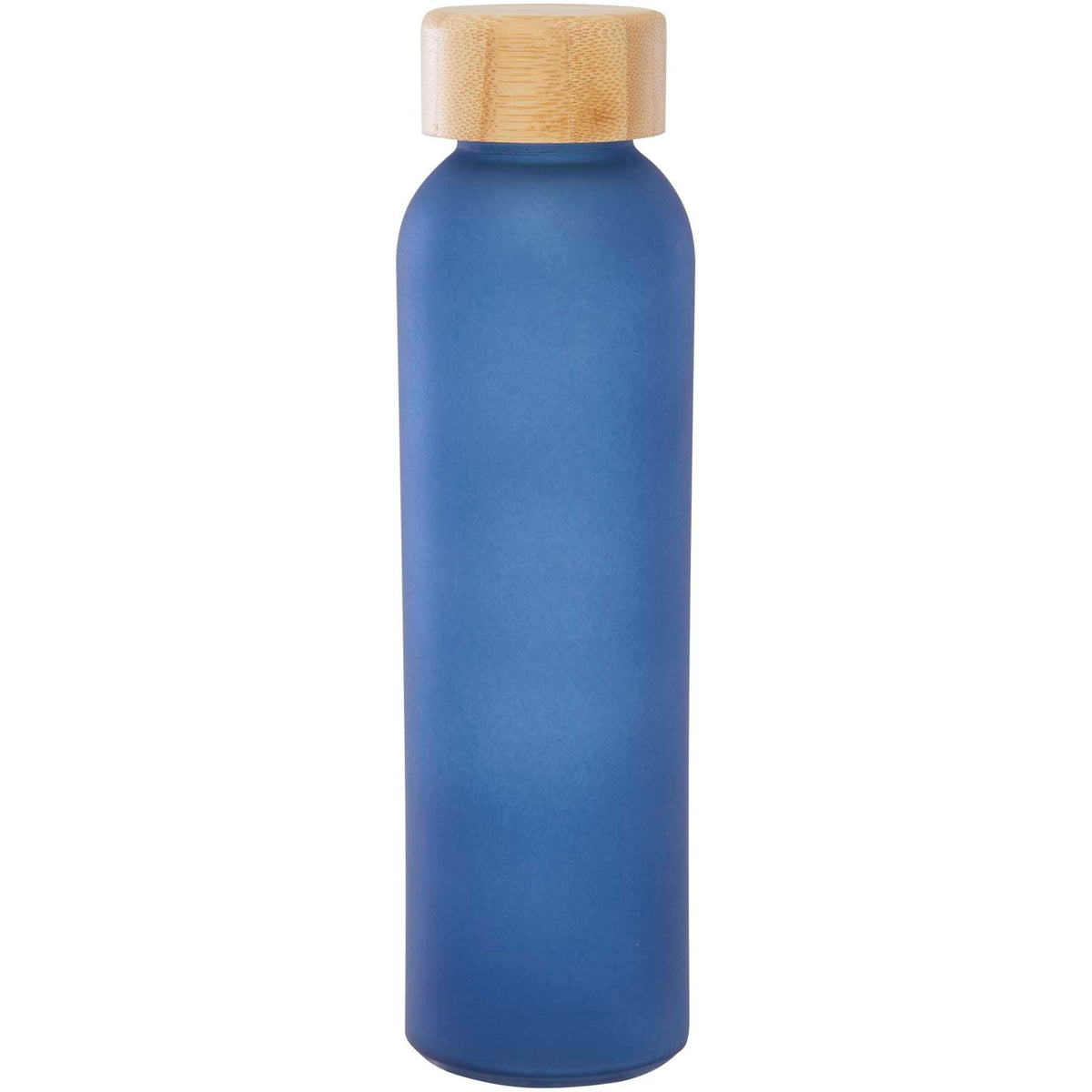 Lume 500 ml matt glasflaska av silikatglas med bambulock