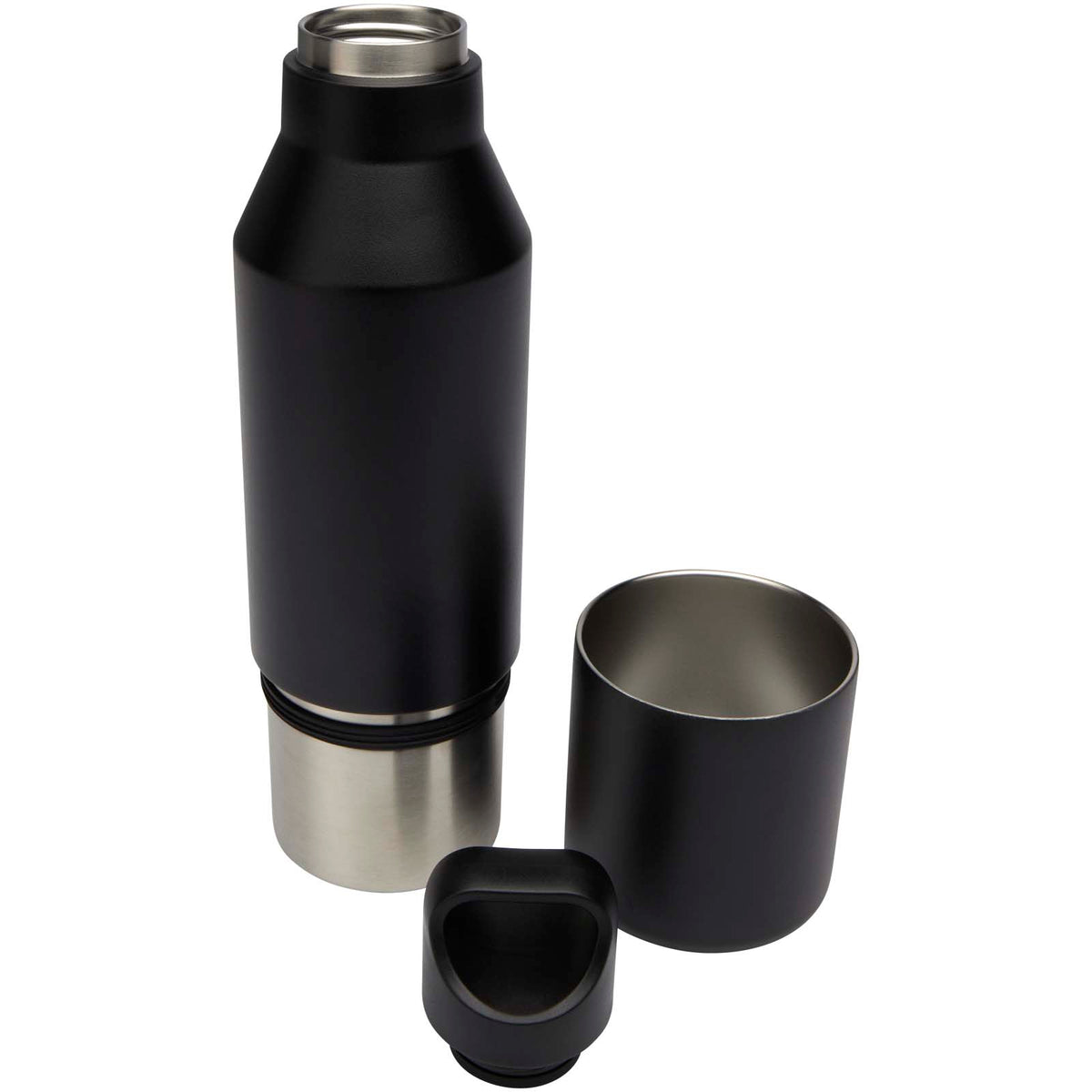 Odessy 600 ml RCS-certifierad isolerad flaska av återvunnet rostfritt stål med 300 ml mugg