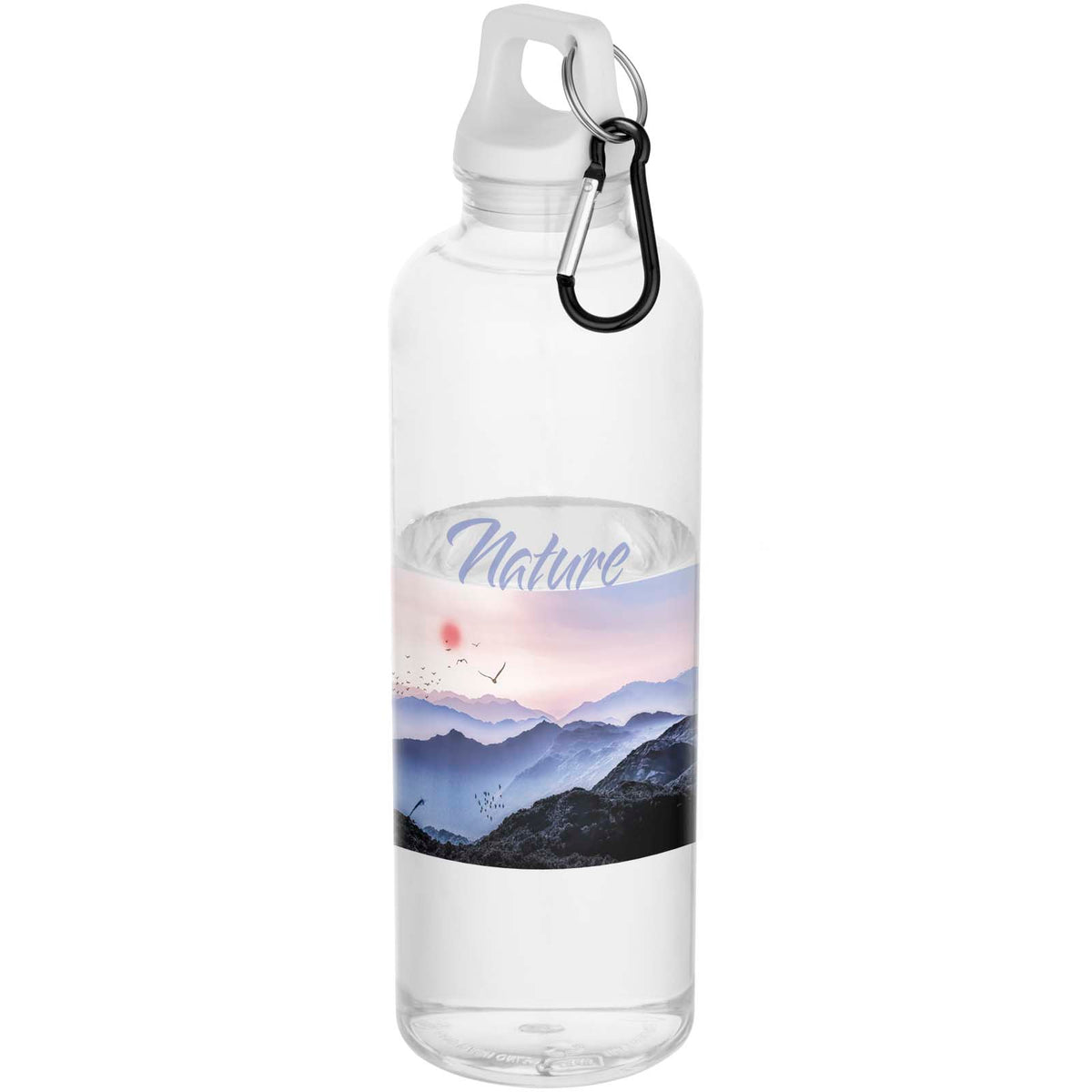 Oregon 750 ml vattenflaska av RCS-certifierad återvunnen plast med karbinhake