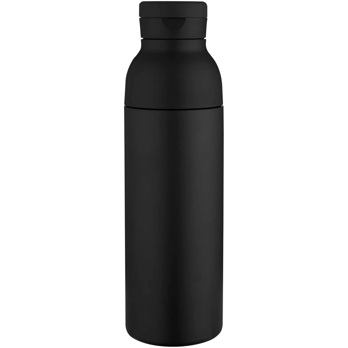 Illuminate 650 ml vattenflaska av RCS-certifierat återvunnet rostfritt stål med dubbelvägg, med 3 olika lock