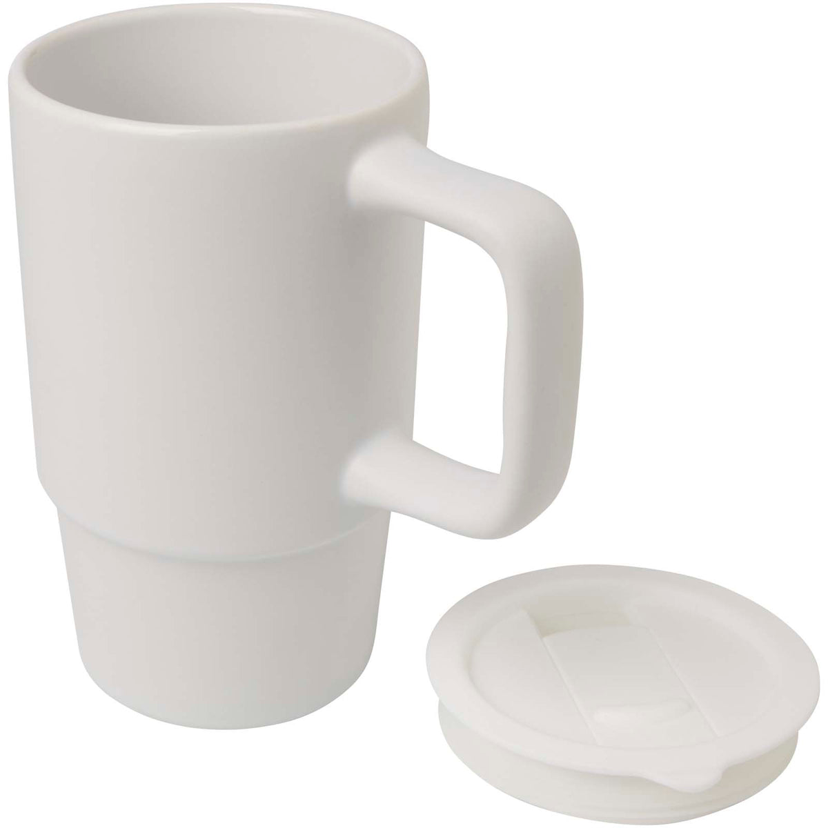 Carter 450 ml keramisk mugg med plastlock