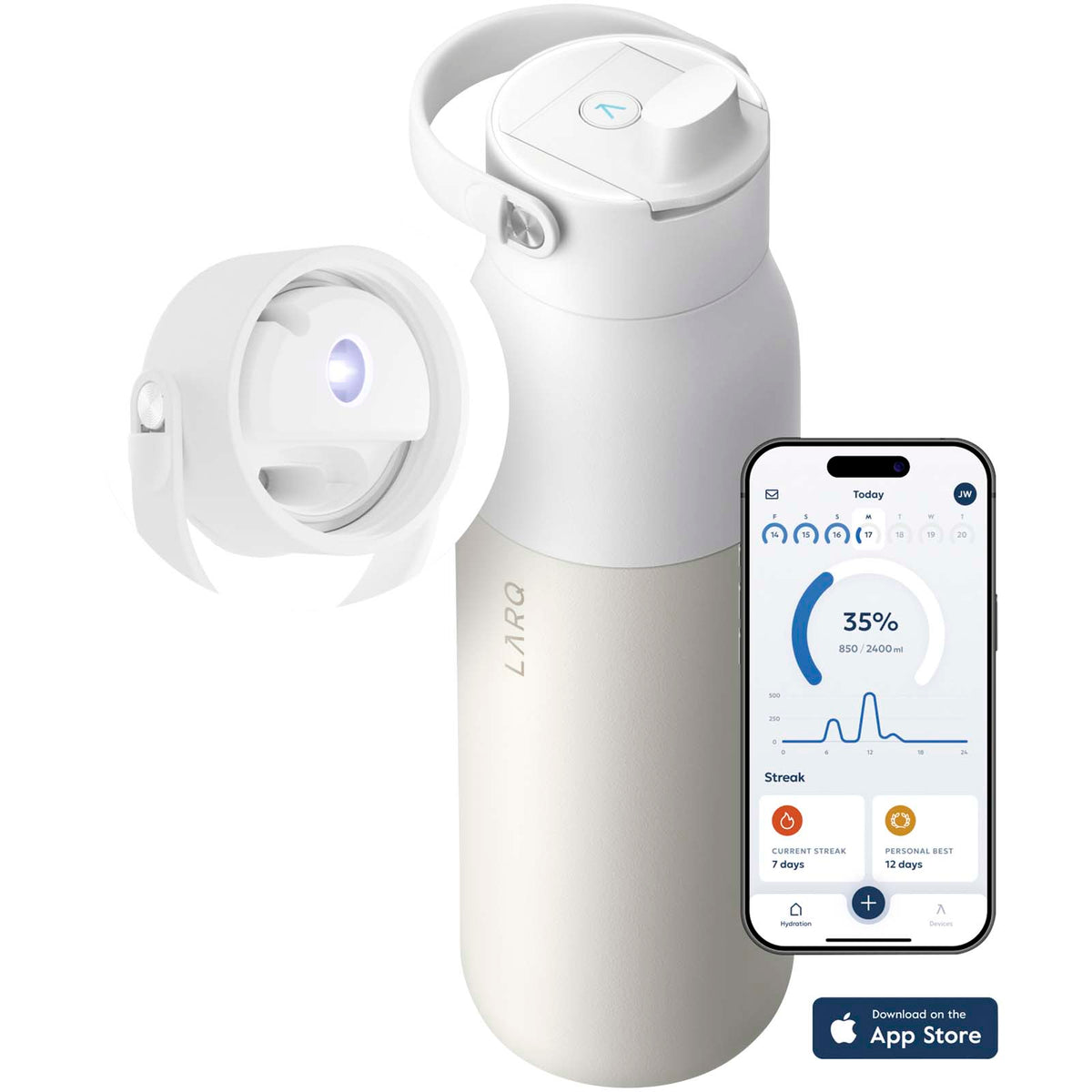 LARQ PureVis™ 2.0 680 ml isolerad vattenflaska