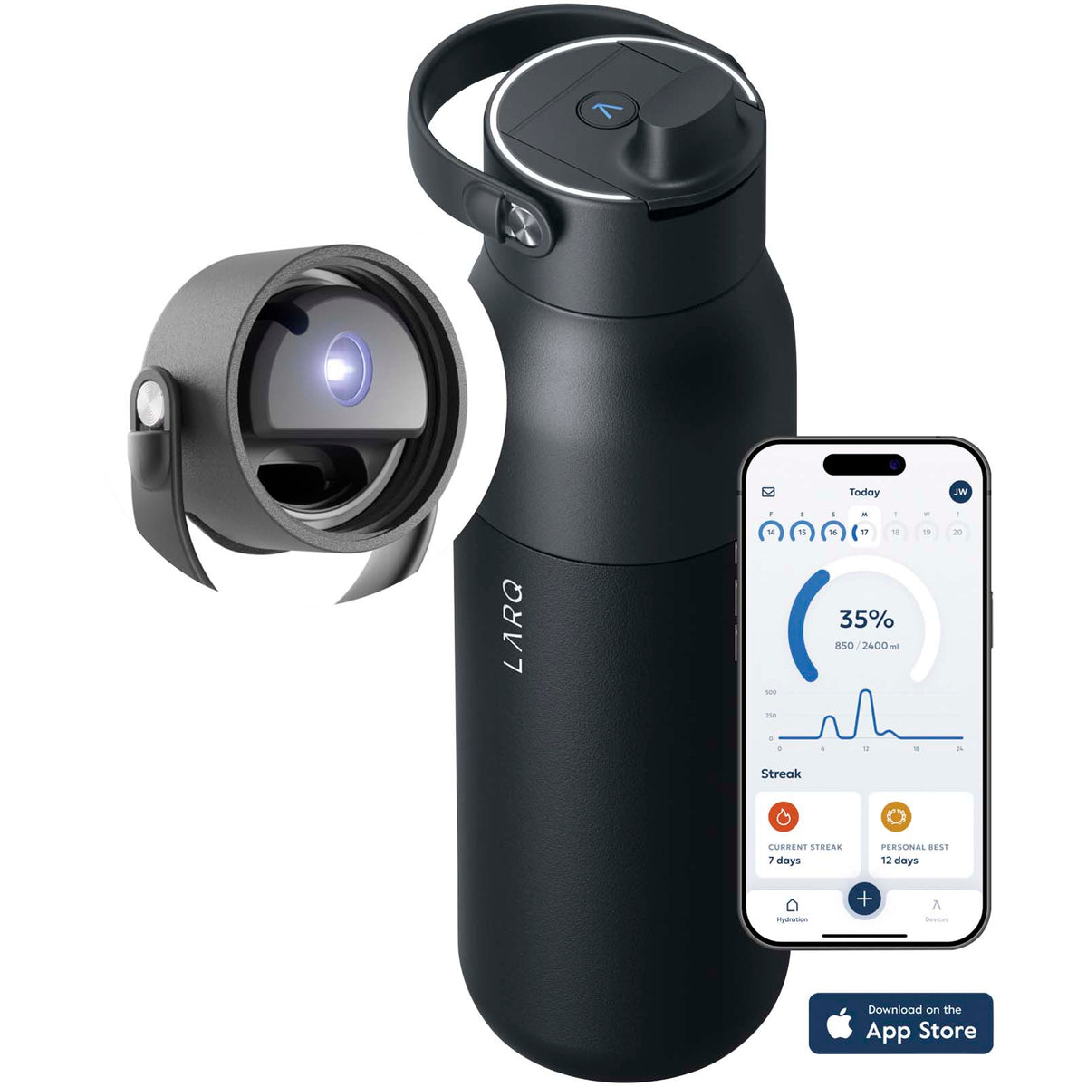 LARQ PureVis™ 2.0 680 ml isolerad vattenflaska