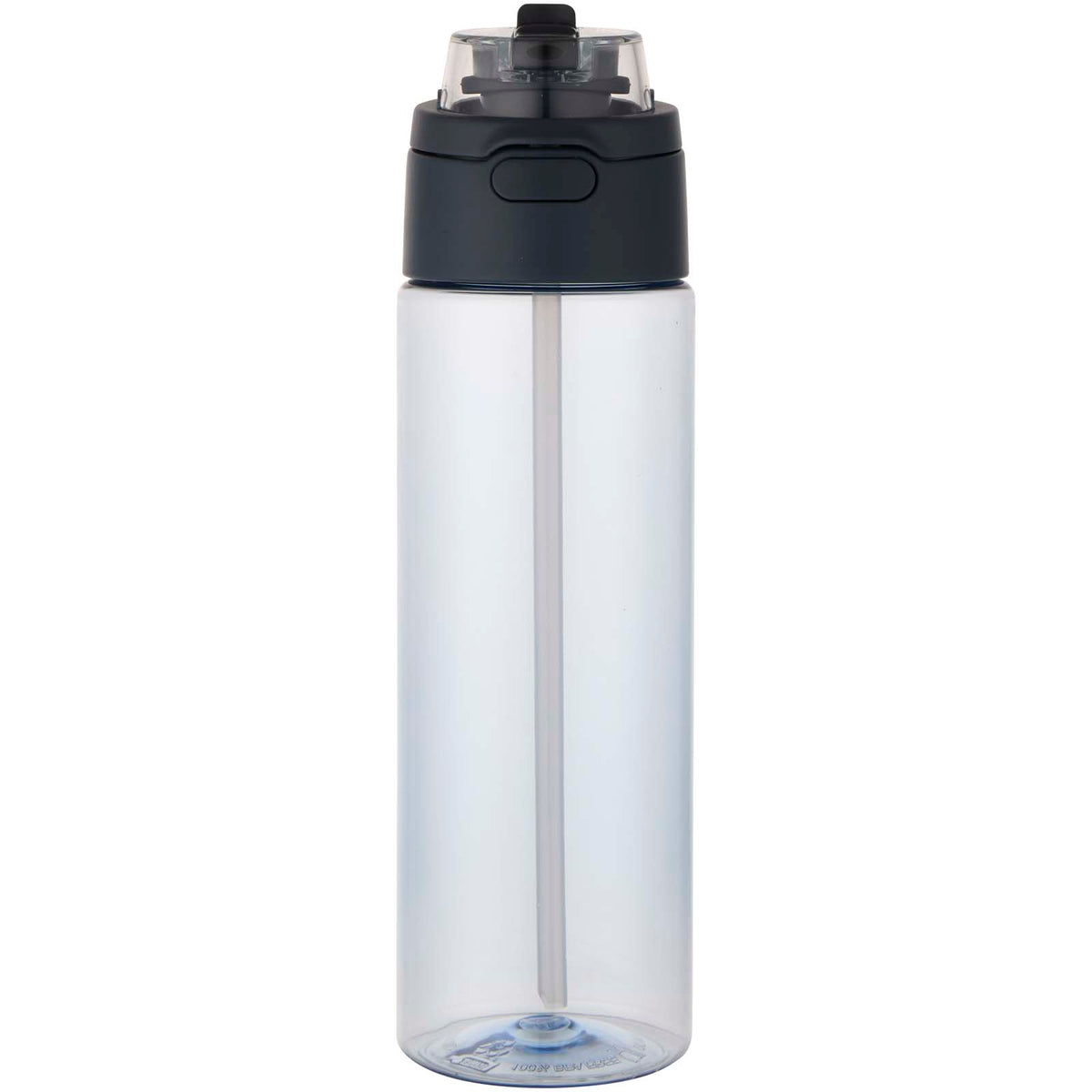 Theron 700 ml vattenflaska i återvunnen plast från RCS med lock med dubbla funktioner och utfällbart sugrör