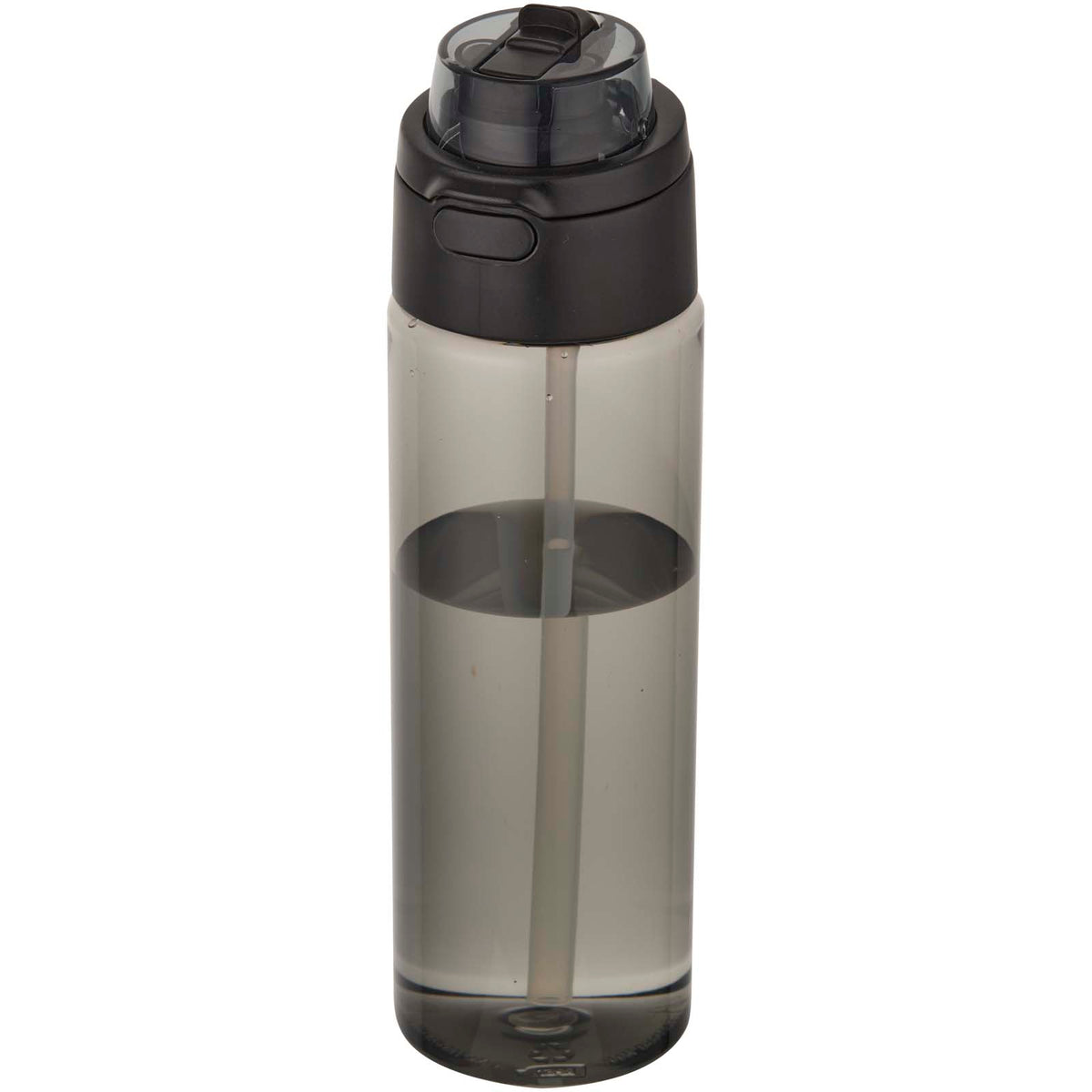 Theron 700 ml vattenflaska i återvunnen plast från RCS med lock med dubbla funktioner och utfällbart sugrör