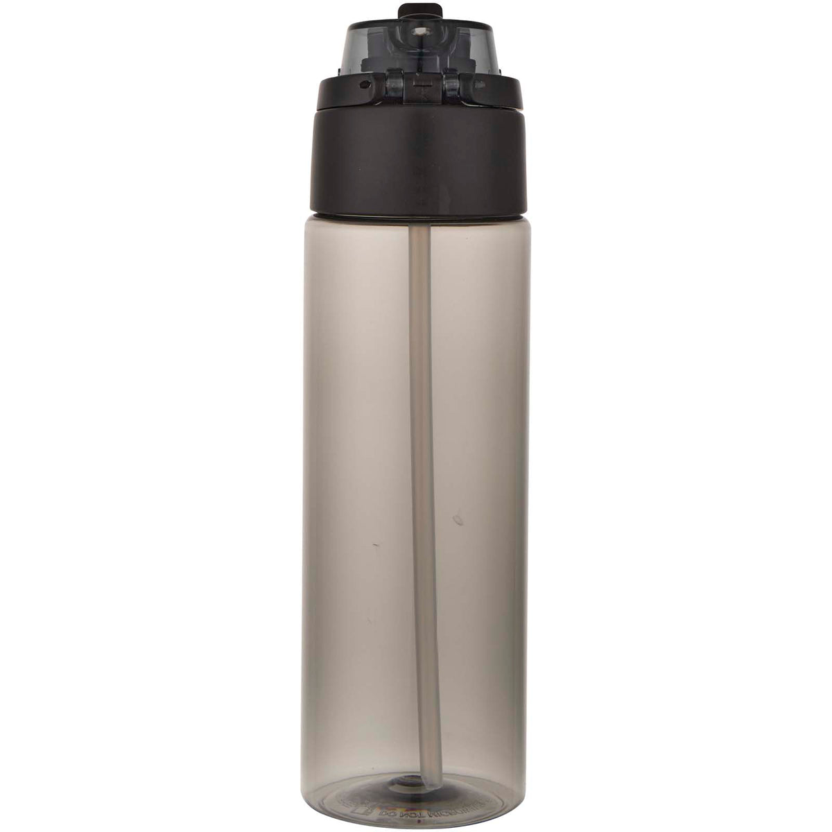 Theron 700 ml vattenflaska i återvunnen plast från RCS med lock med dubbla funktioner och utfällbart sugrör