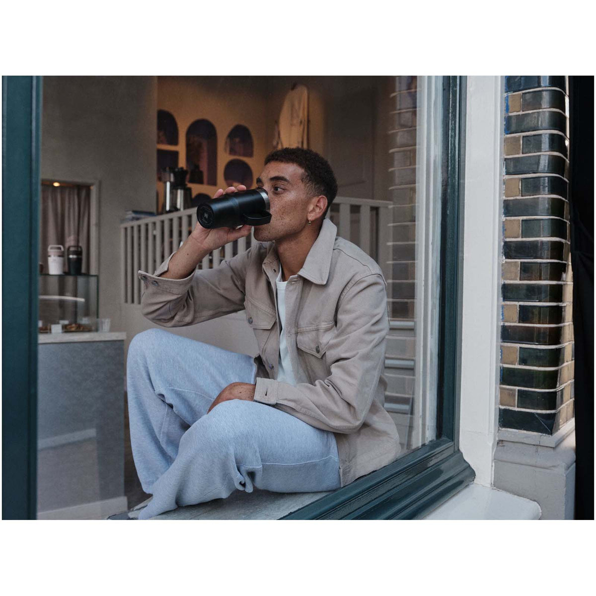 Stanley Everyday Suburban 473 ml isolerad mugg i återvunnet rostfritt stål