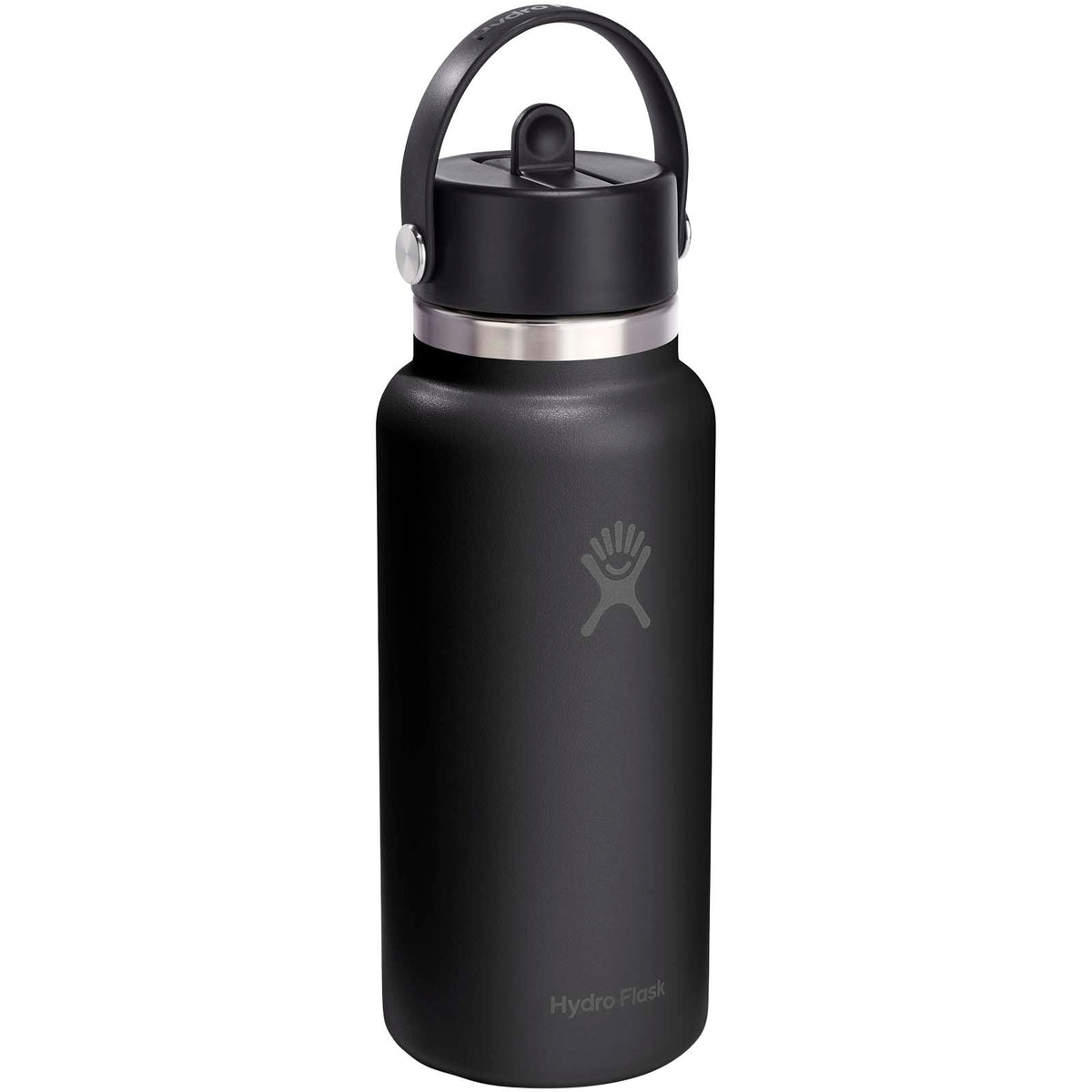 Hydro Flask Wide Mouth 946ml isolerad vattenflaska i rostfritt stål med lock med sugrör