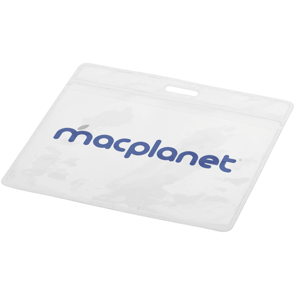 Serge transparent namnbricka