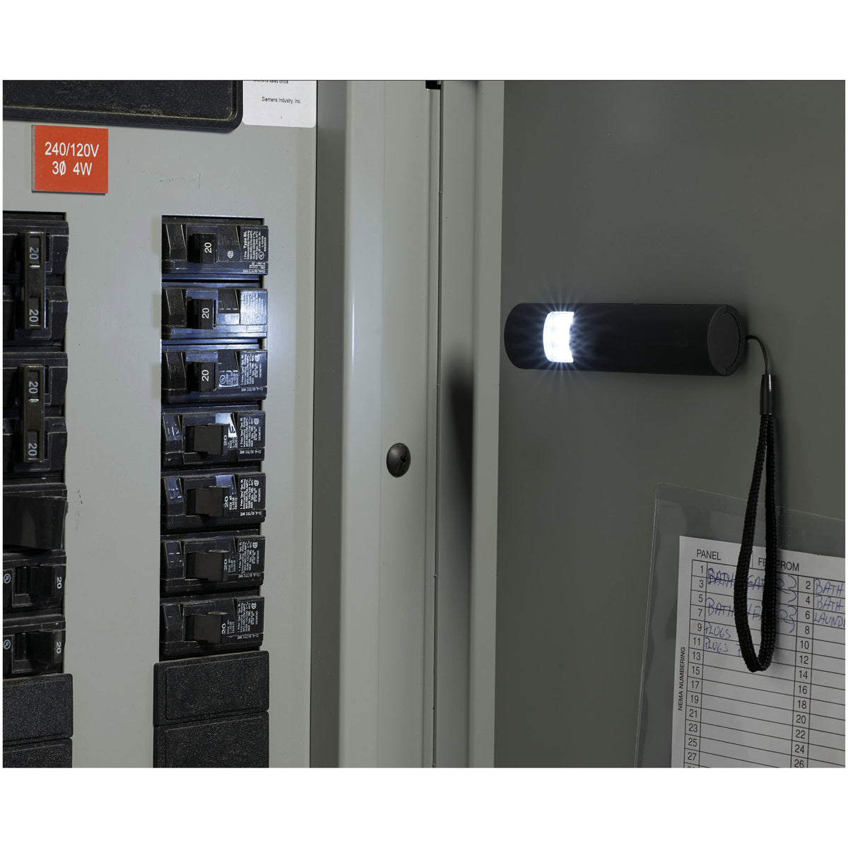 Mini-grip magnetisk LED ficklampa