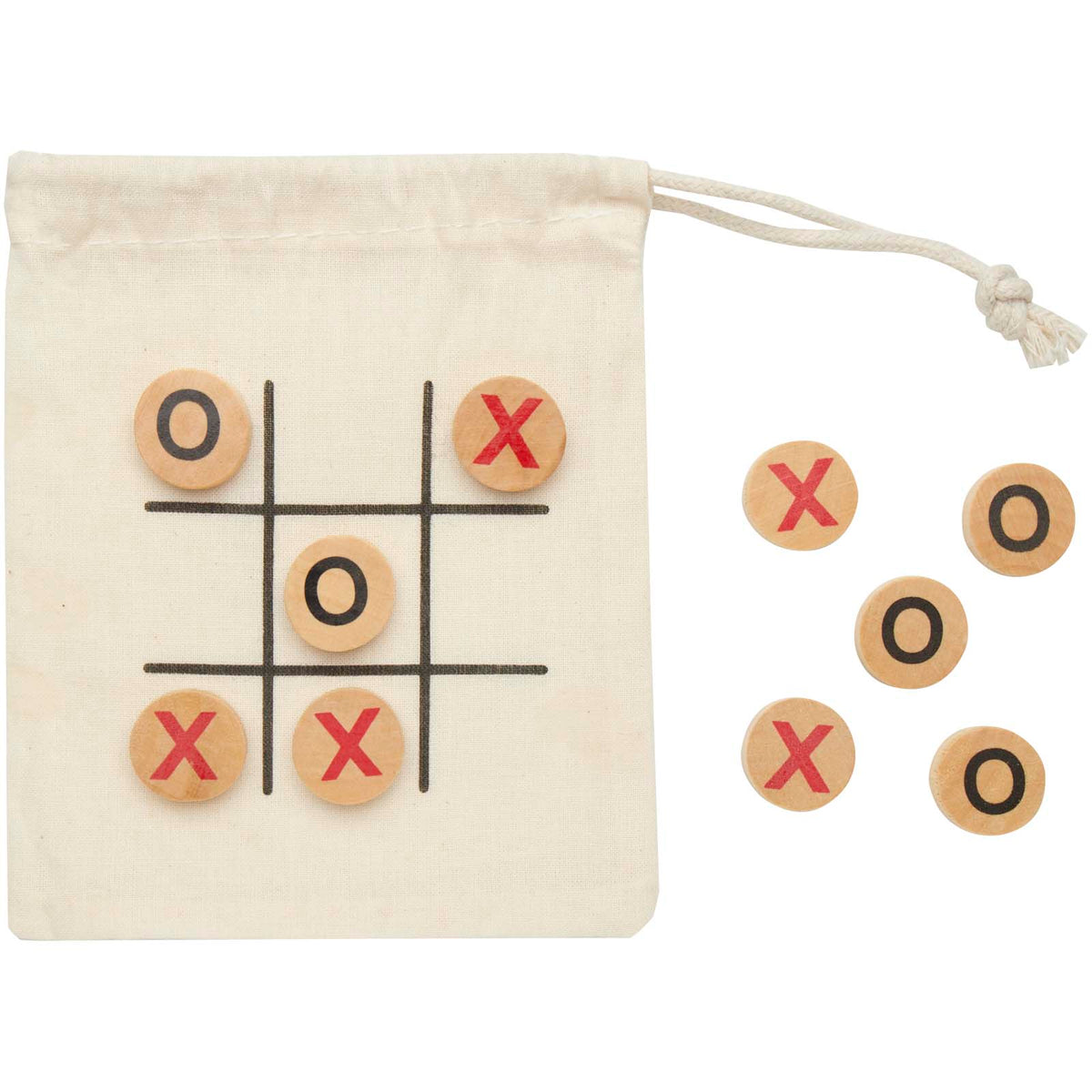 Whorl tic-tac-toe-spel av trä