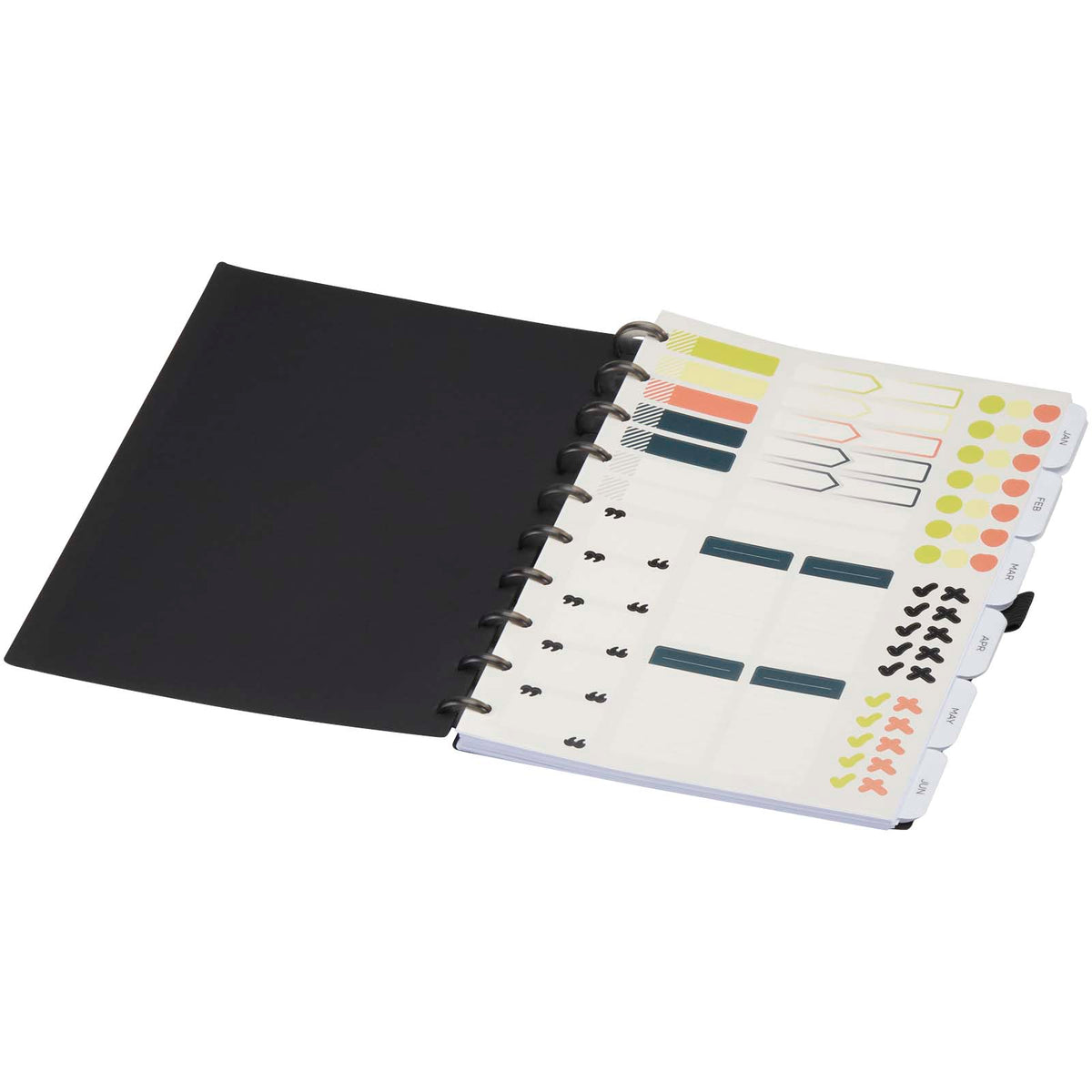 SMART planeringskalender med flexibelt omslag och pärmsystem