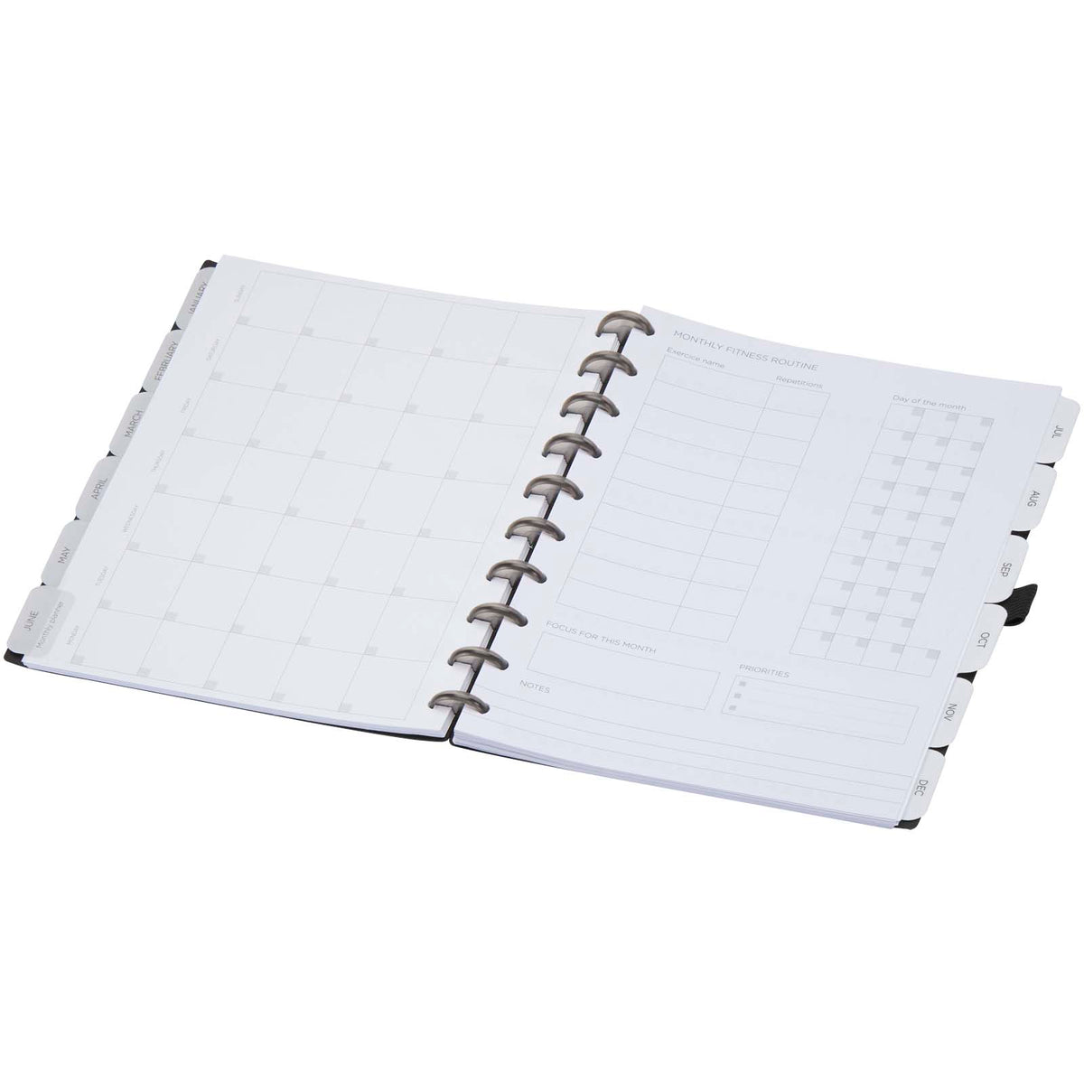 SMART planeringskalender med flexibelt omslag och pärmsystem