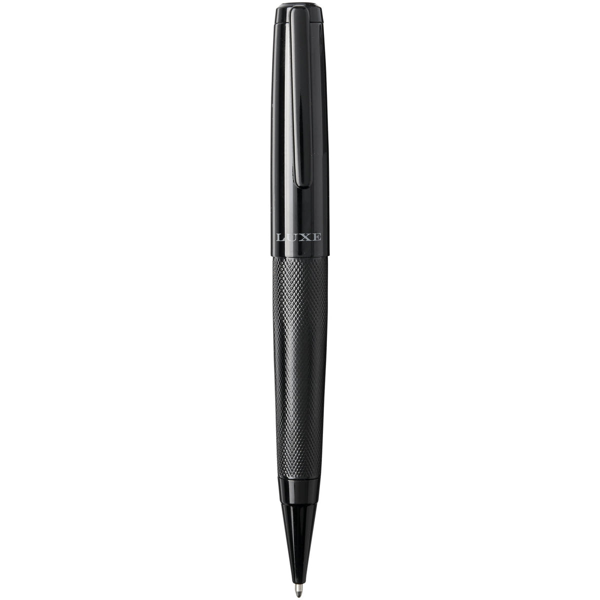 Gloss duo-penna i presentset (svart bläck)