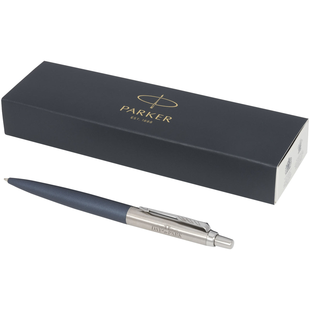 Parker Jotter XL matt kulspetspenna med kromade detaljer (blått bläck)
