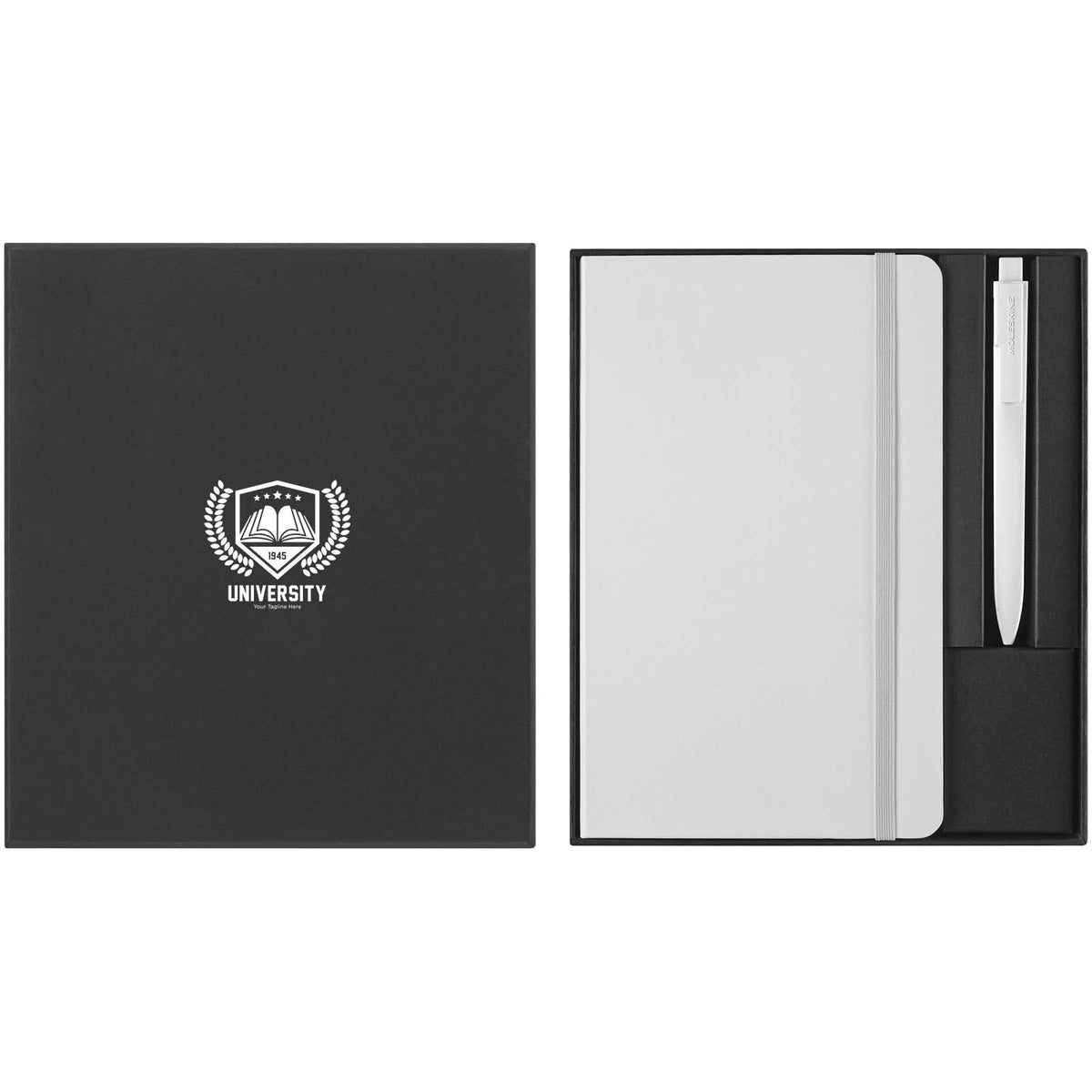 Moleskine presentset med anteckningsbok och penna
