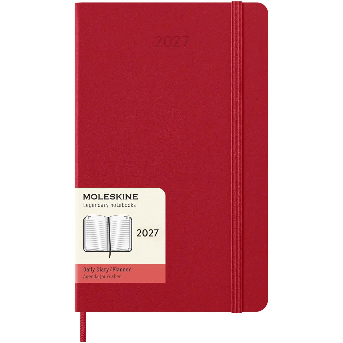 Moleskine inbunden 12-månaders daglig planeringskalender