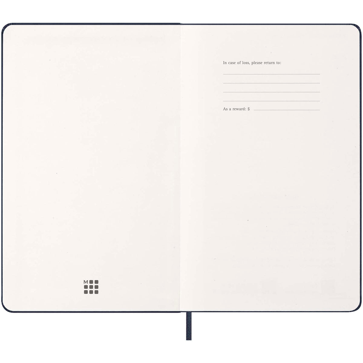 Moleskine inbunden 12-månaders veckoplanerare L