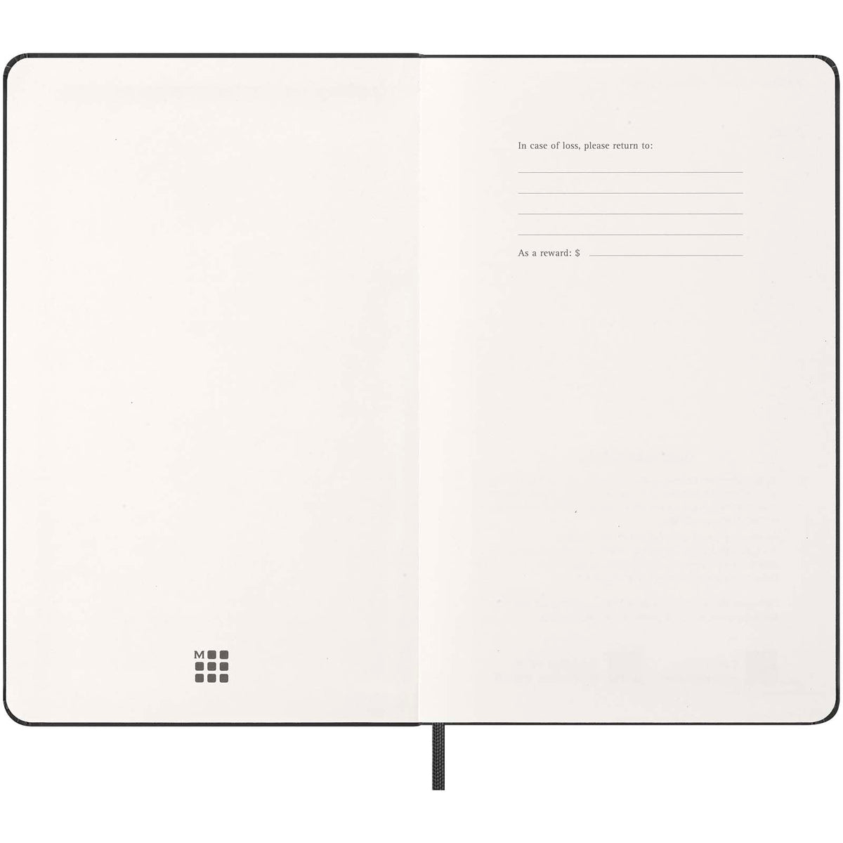Moleskine inbunden 12-månaders veckoplanerare L