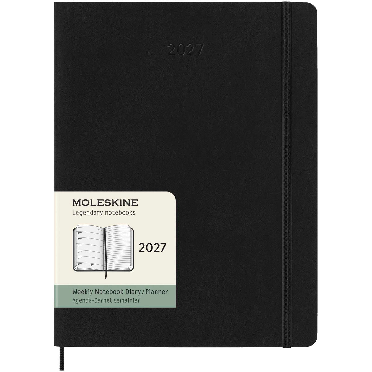 Moleskine 12-månaders anteckningsbok XL med mjukt omslag