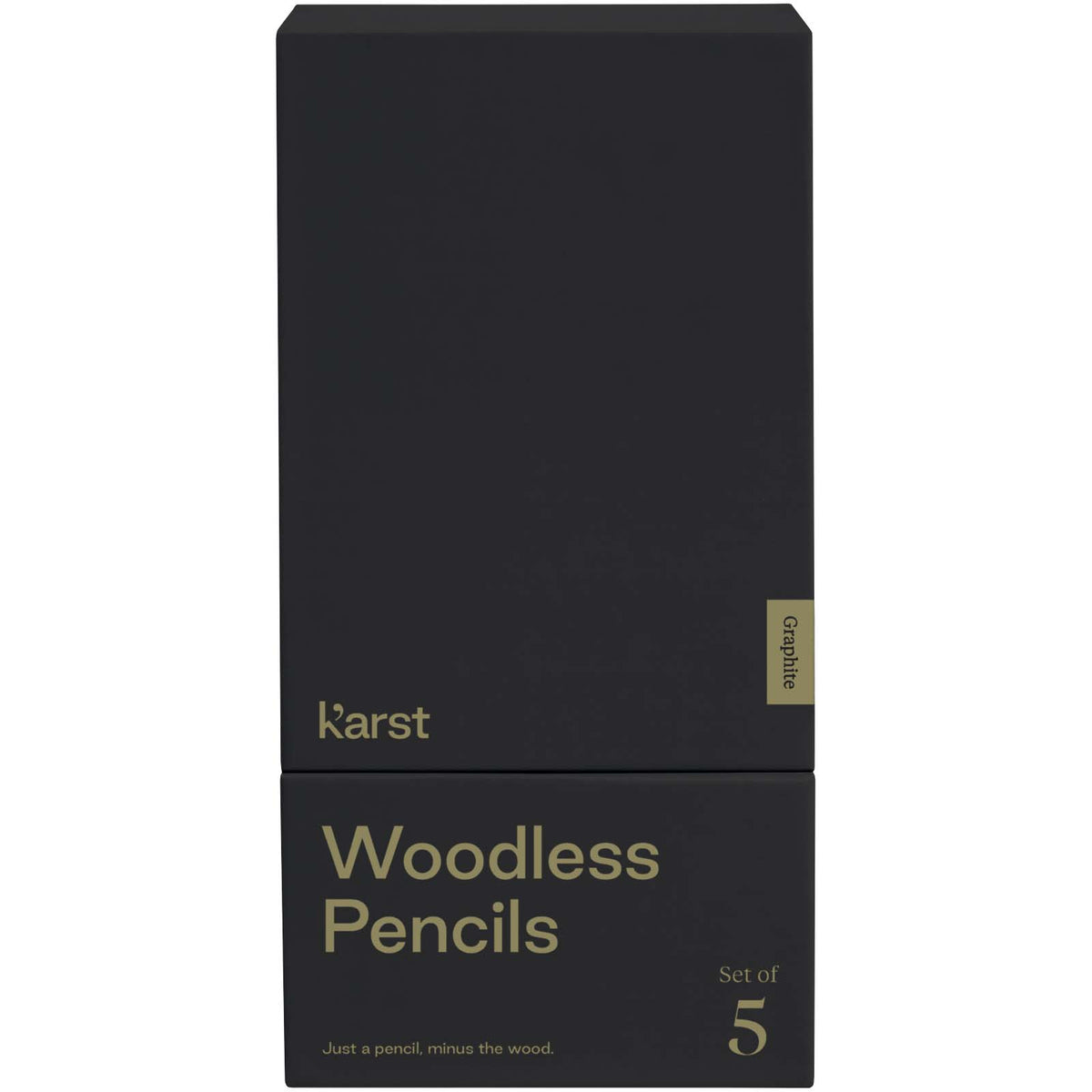 Karst® 5-pack 2B träfria grafitpennor