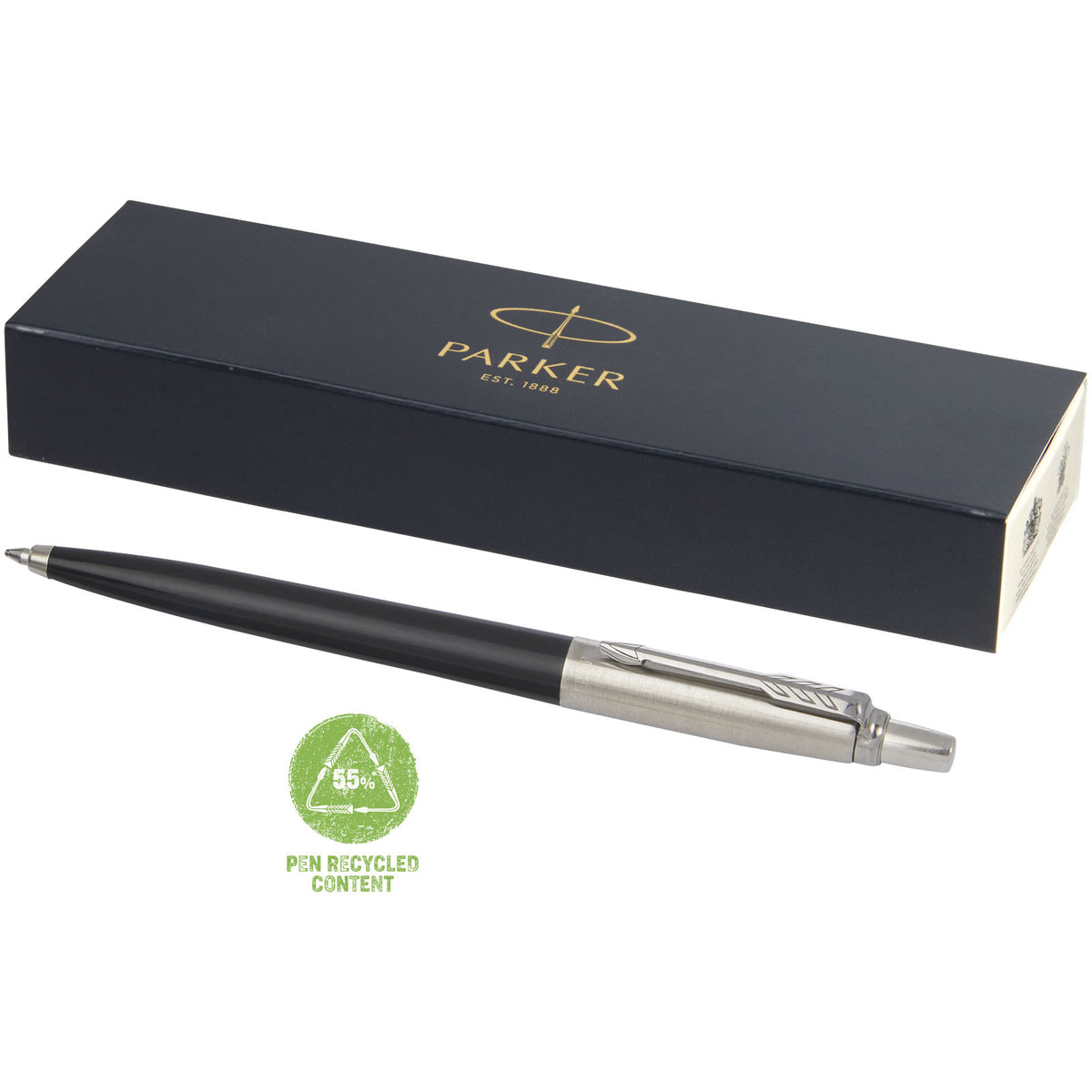 Parker Jotter Recycled kulspetspenna (svart bläck)
