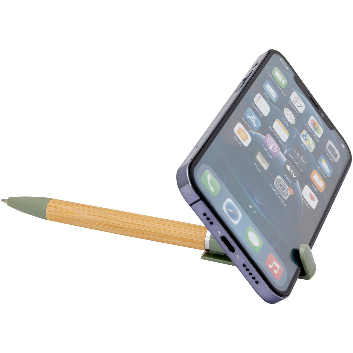 Delfina telefonhållare med penna (blått bläck)