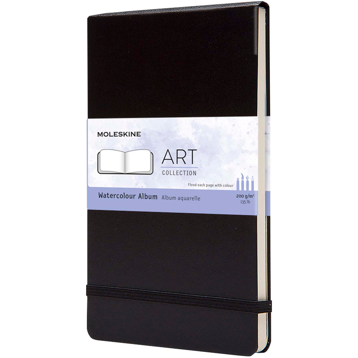 Moleskine stort akvarellalbum för konst