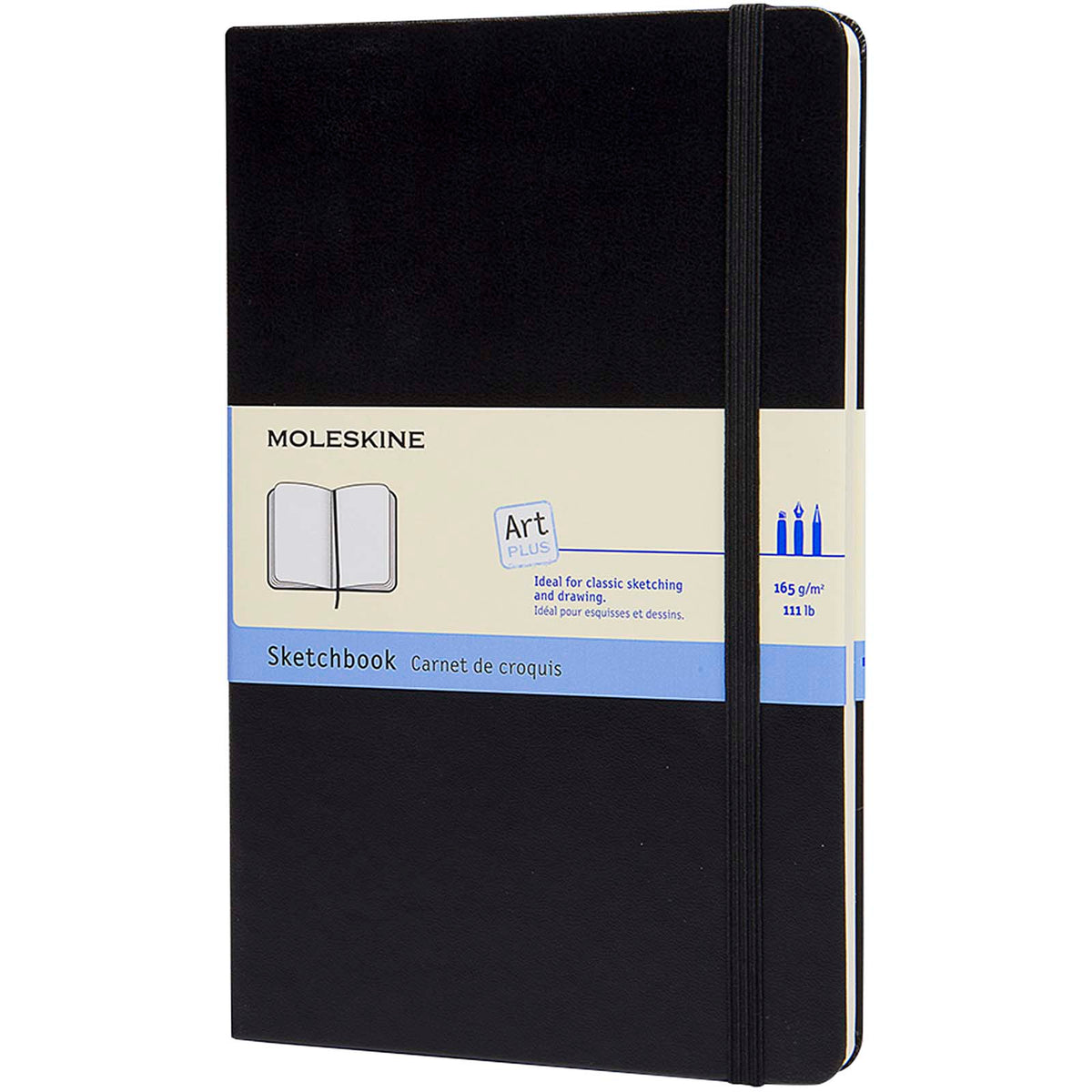Moleskine stor skissbok för konst